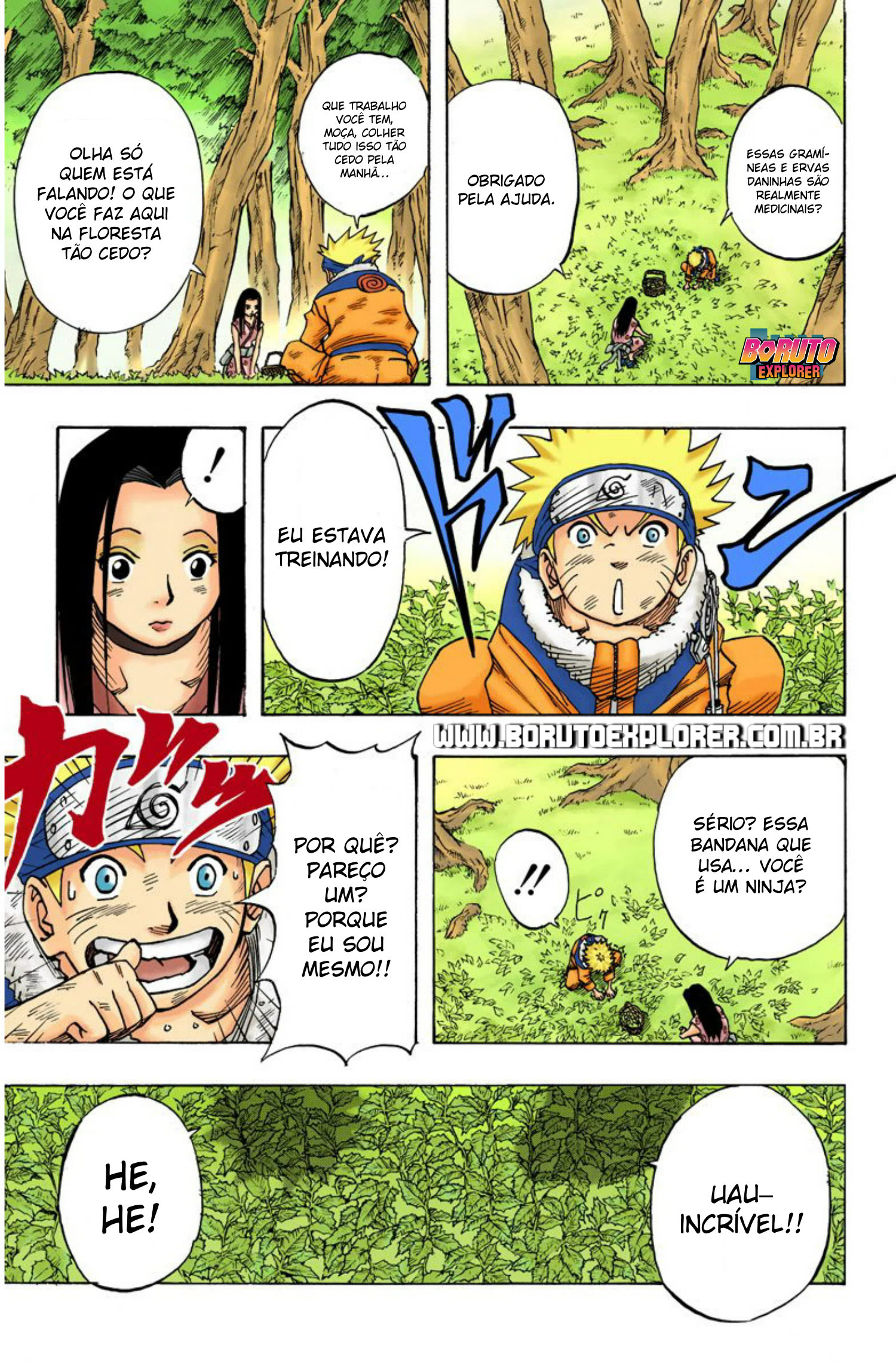 Read Naruto - Versão Colorida Oficial Manga Online