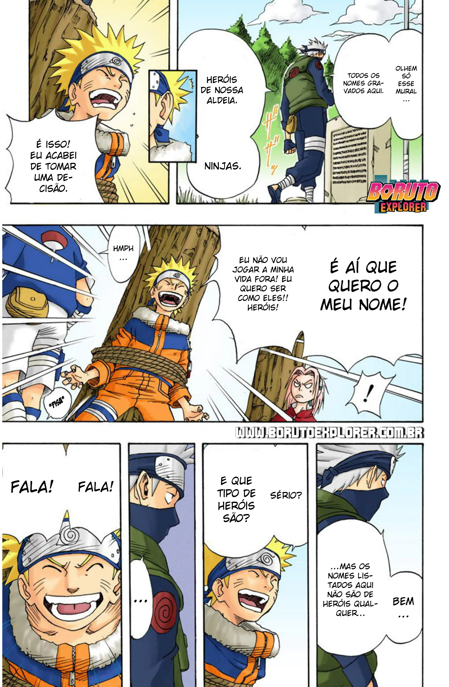 Read Naruto - Versão Colorida Oficial Manga Online