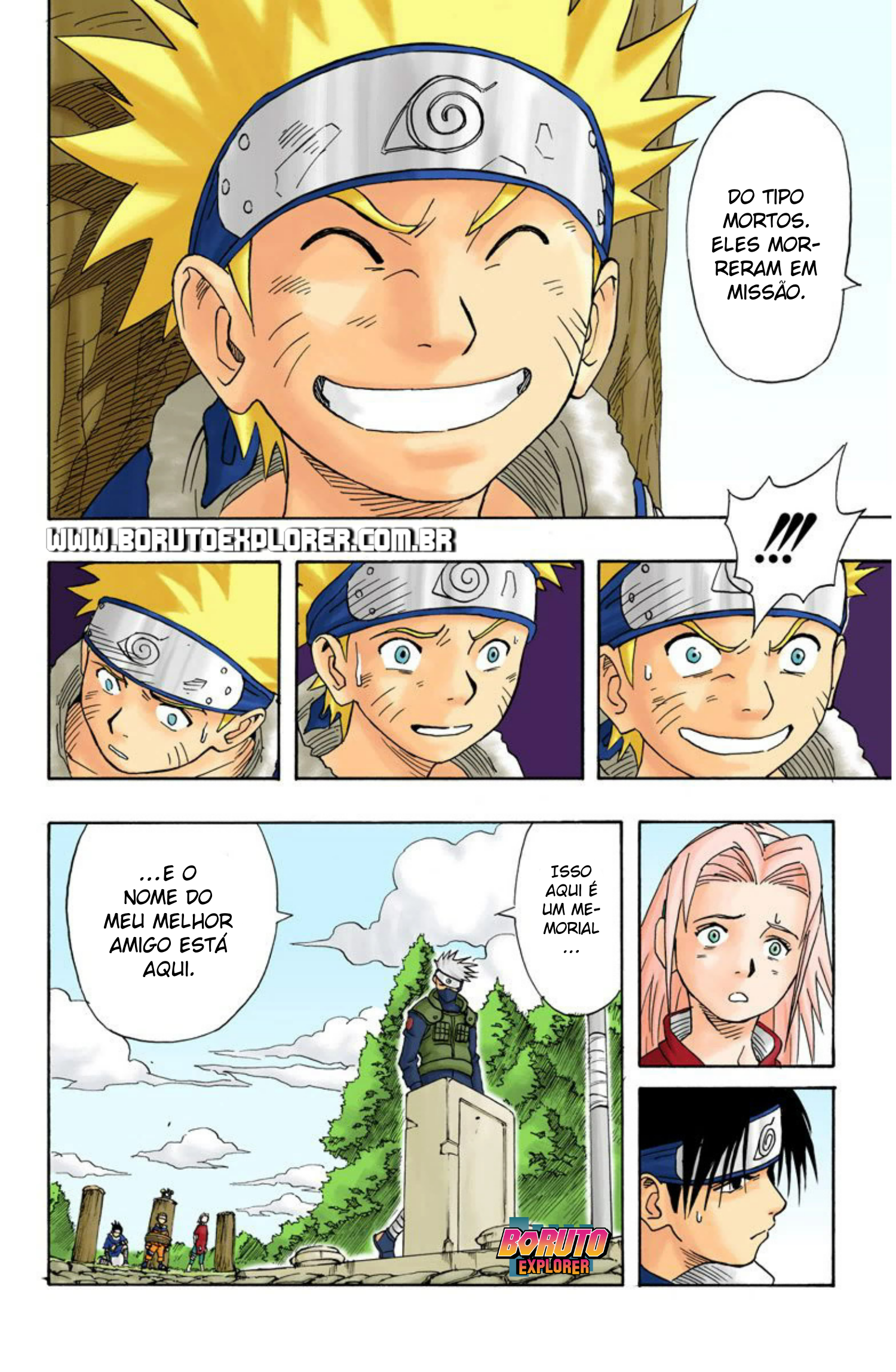 Read Naruto - Versão Colorida Oficial Manga Online