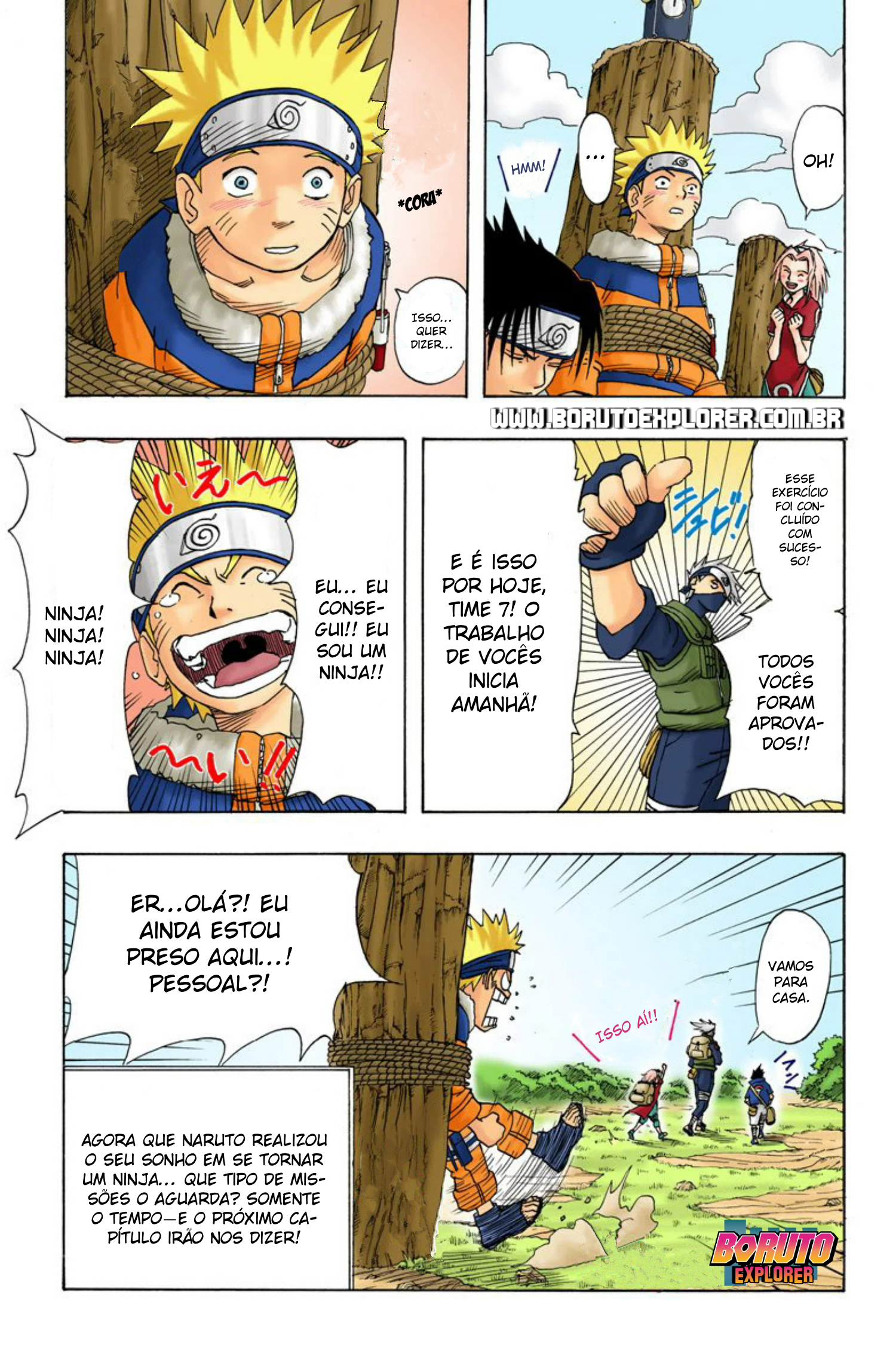 Read Naruto - Versão Colorida Oficial Manga Online