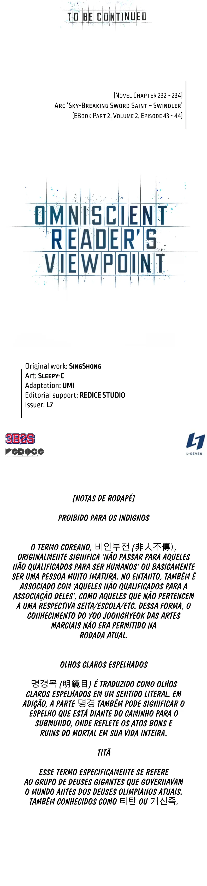 Read O Ponto de Vista do Leitor Onisciente Manga Online