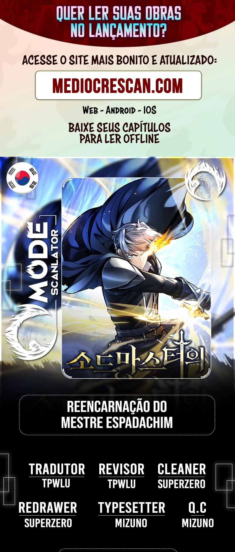 Read Reencarnação do Mestre Espadachim Manga Online