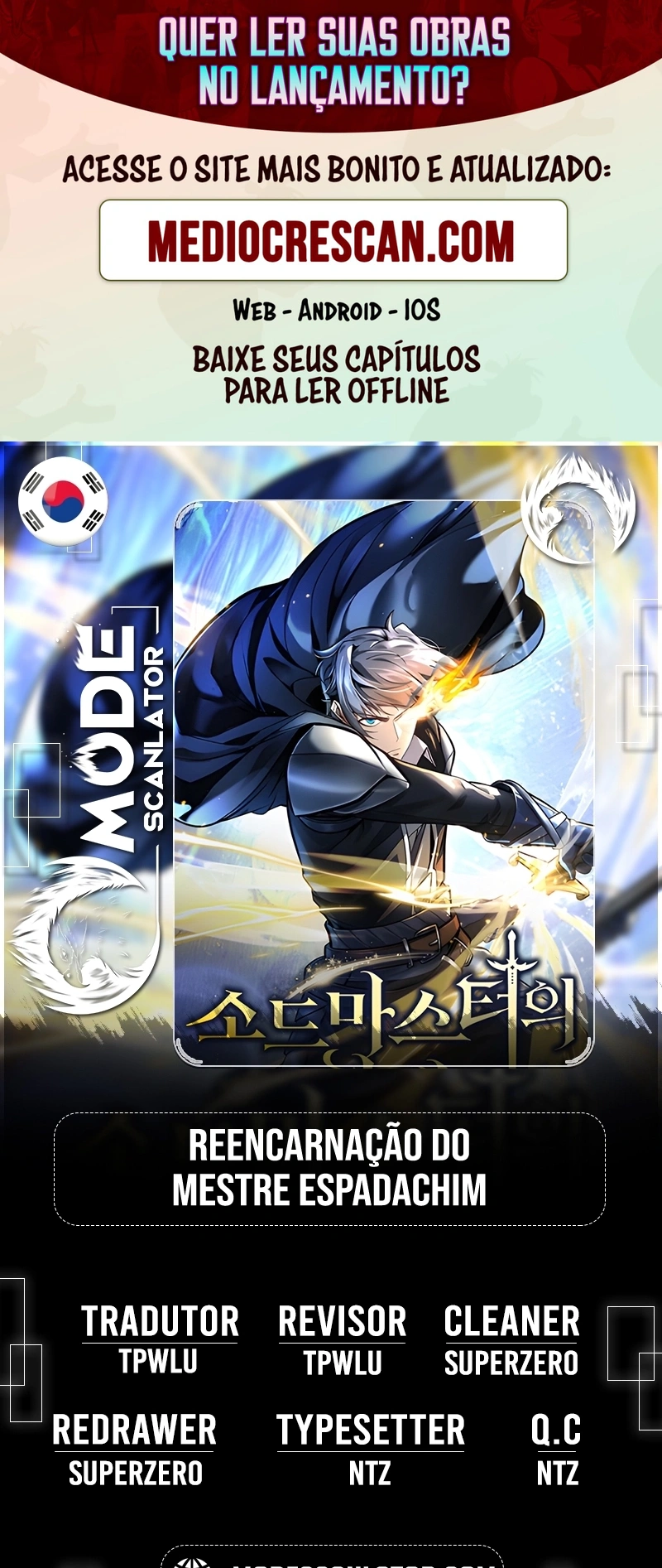 Read Reencarnação do Mestre Espadachim Manga Online