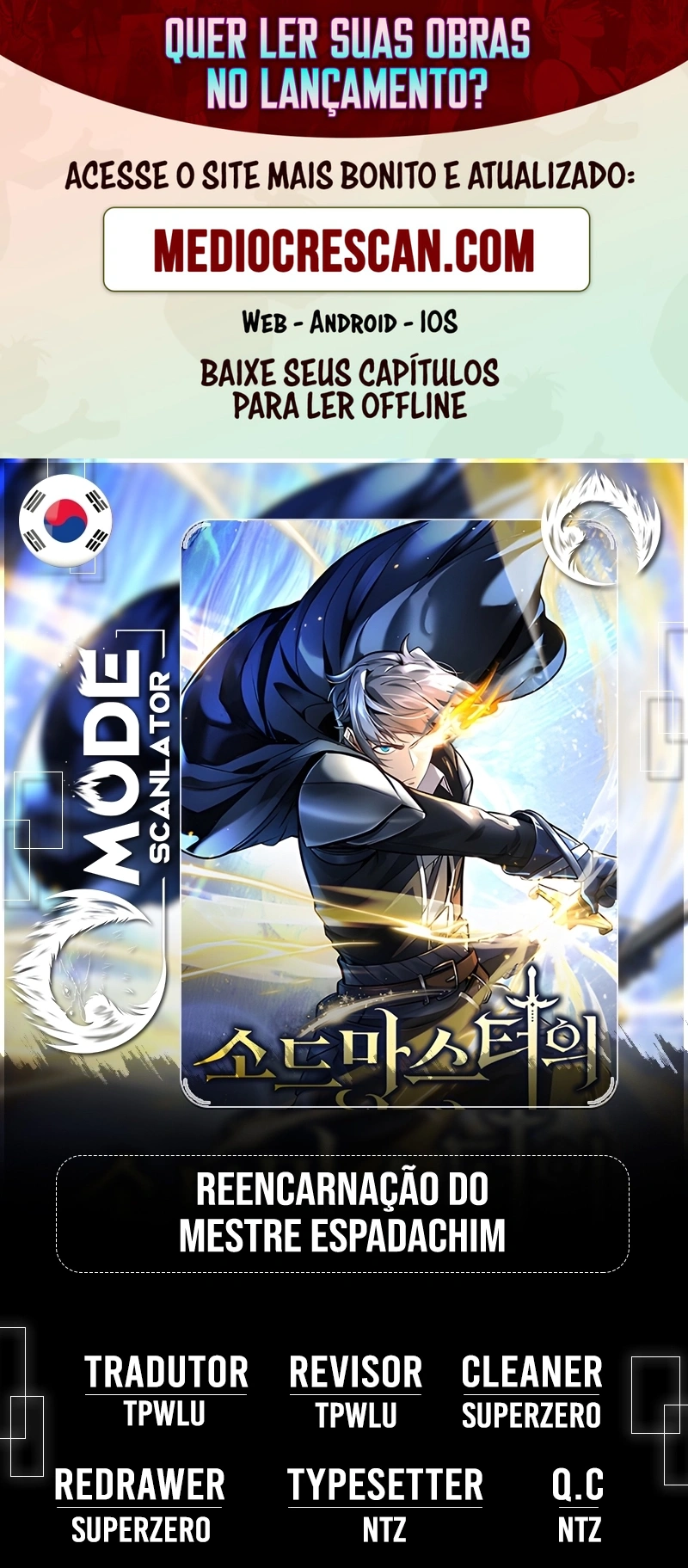 Read Reencarnação do Mestre Espadachim Manga Online