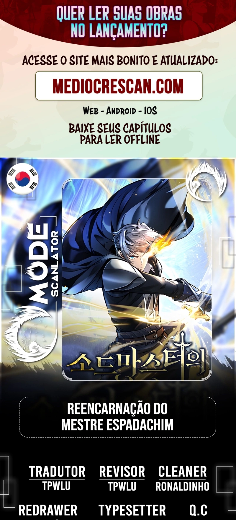 Read Reencarnação do Mestre Espadachim Manga Online