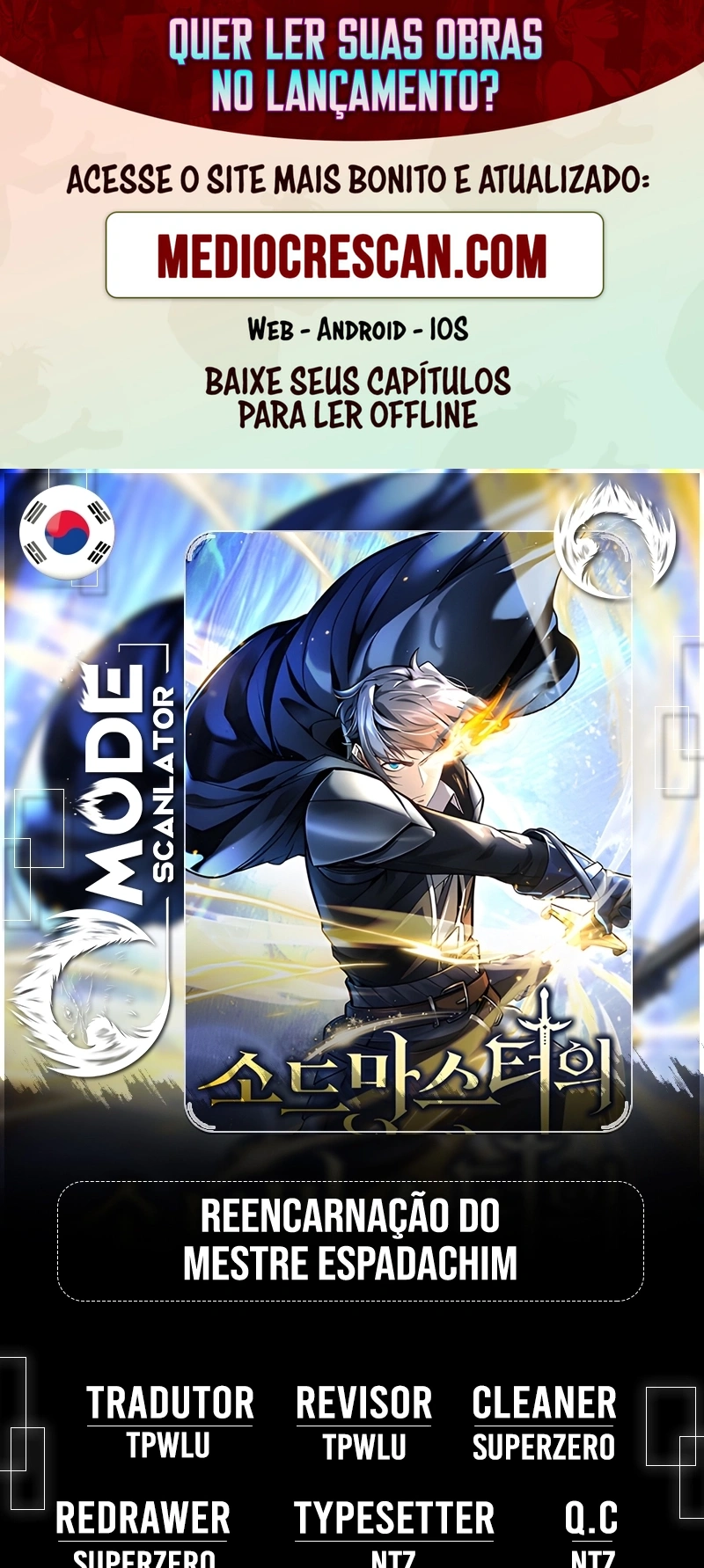 Read Reencarnação do Mestre Espadachim Manga Online