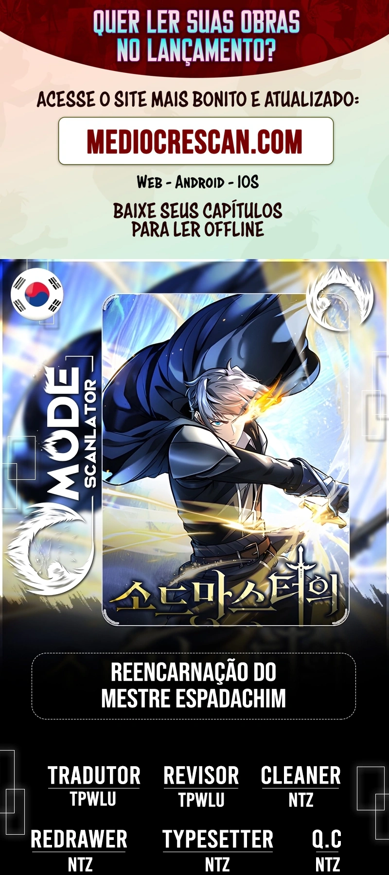 Read Reencarnação do Mestre Espadachim Manga Online