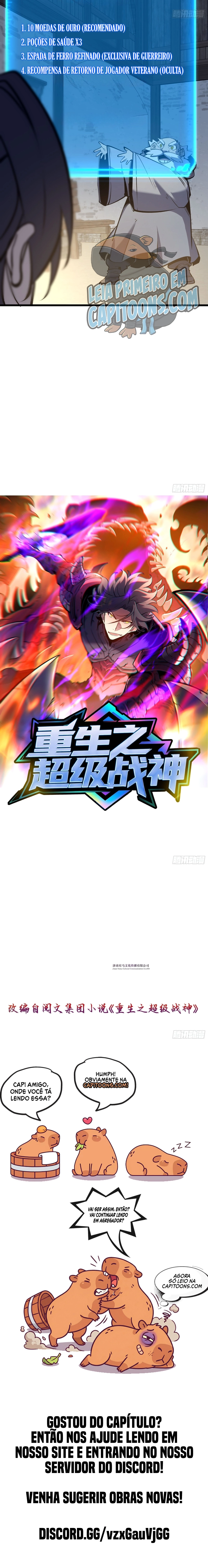 Read Renascido como Deus da Guerra Manga Online