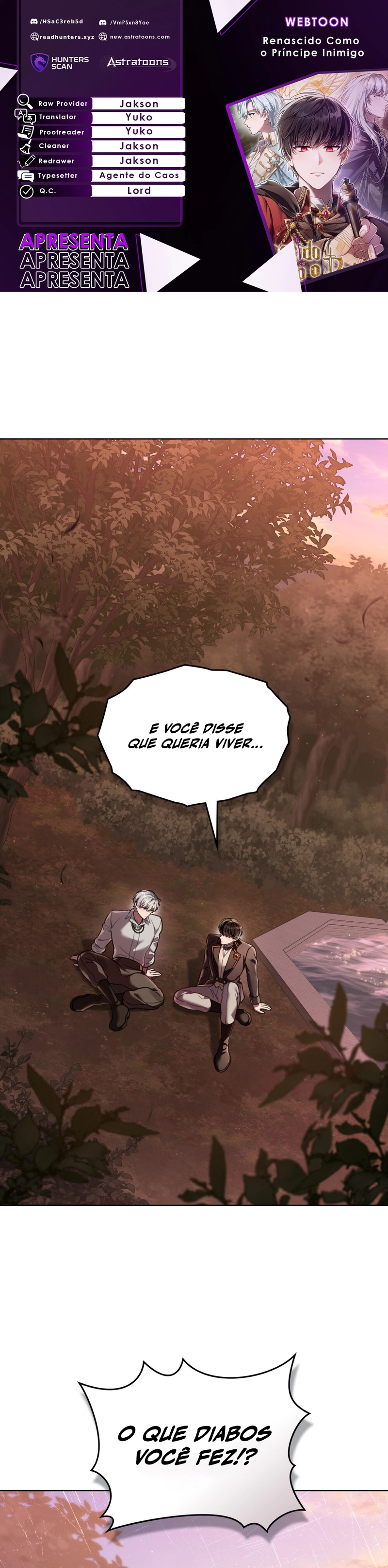 Read Renascido como o Príncipe Inimigo Manga Online