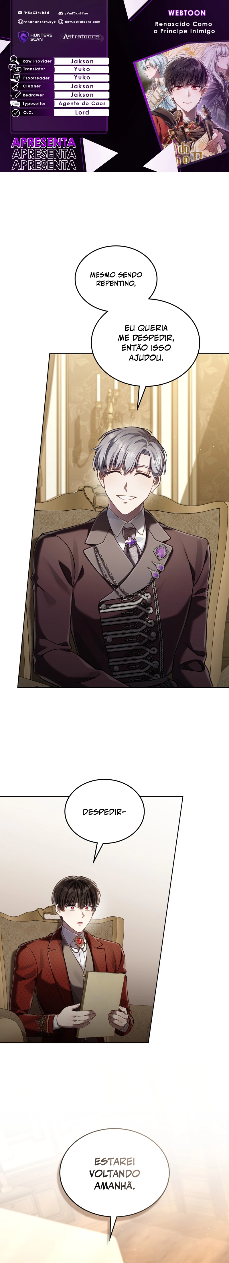 Read Renascido como o Príncipe Inimigo Manga Online