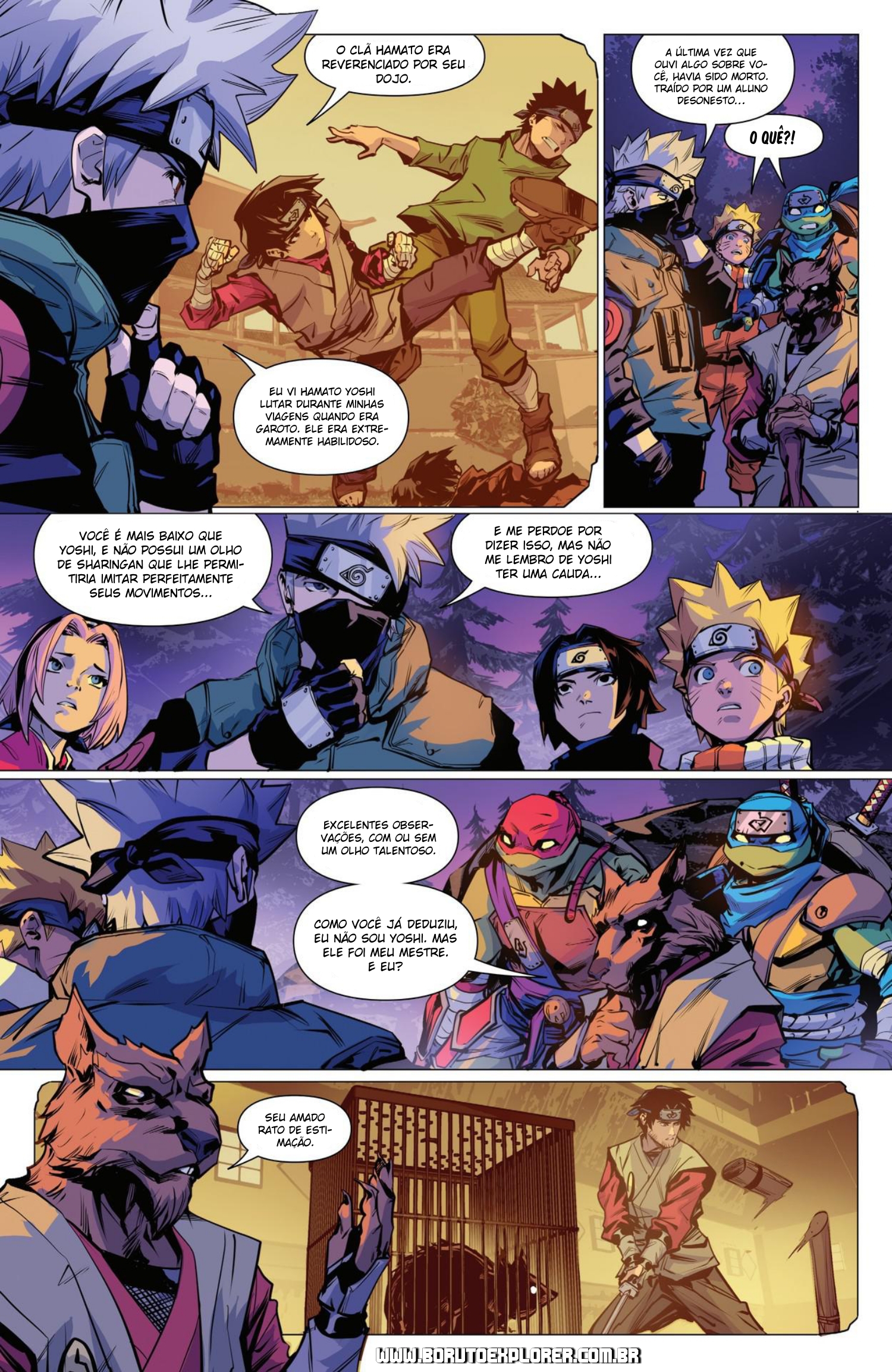 Read Tartarugas Ninjas x Naruto Manga Online