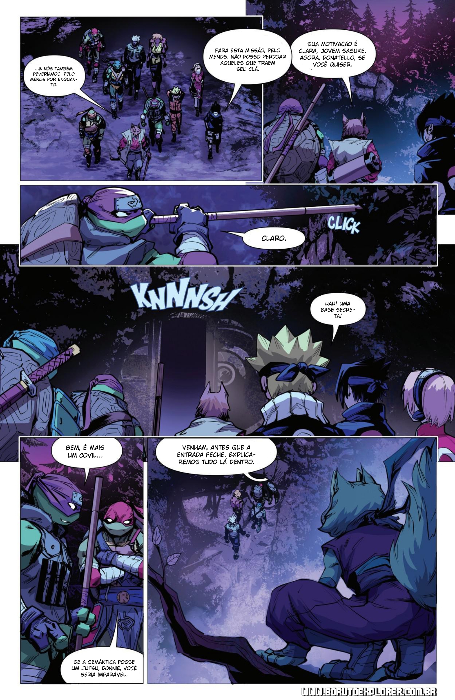 Read Tartarugas Ninjas x Naruto Manga Online