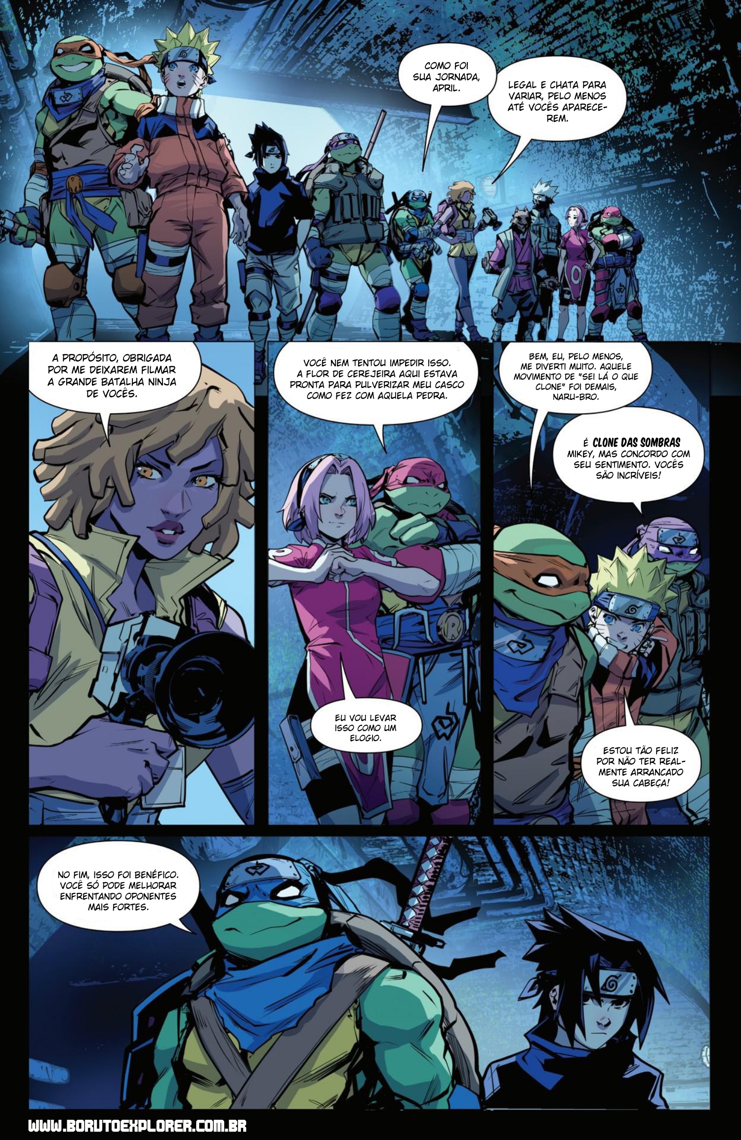 Read Tartarugas Ninjas x Naruto Manga Online