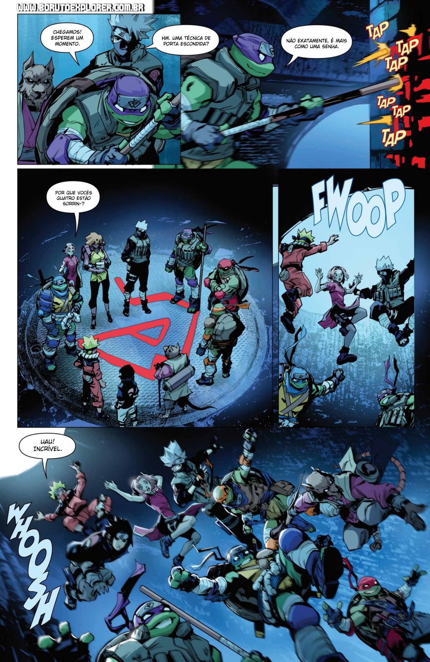 Read Tartarugas Ninjas x Naruto Manga Online