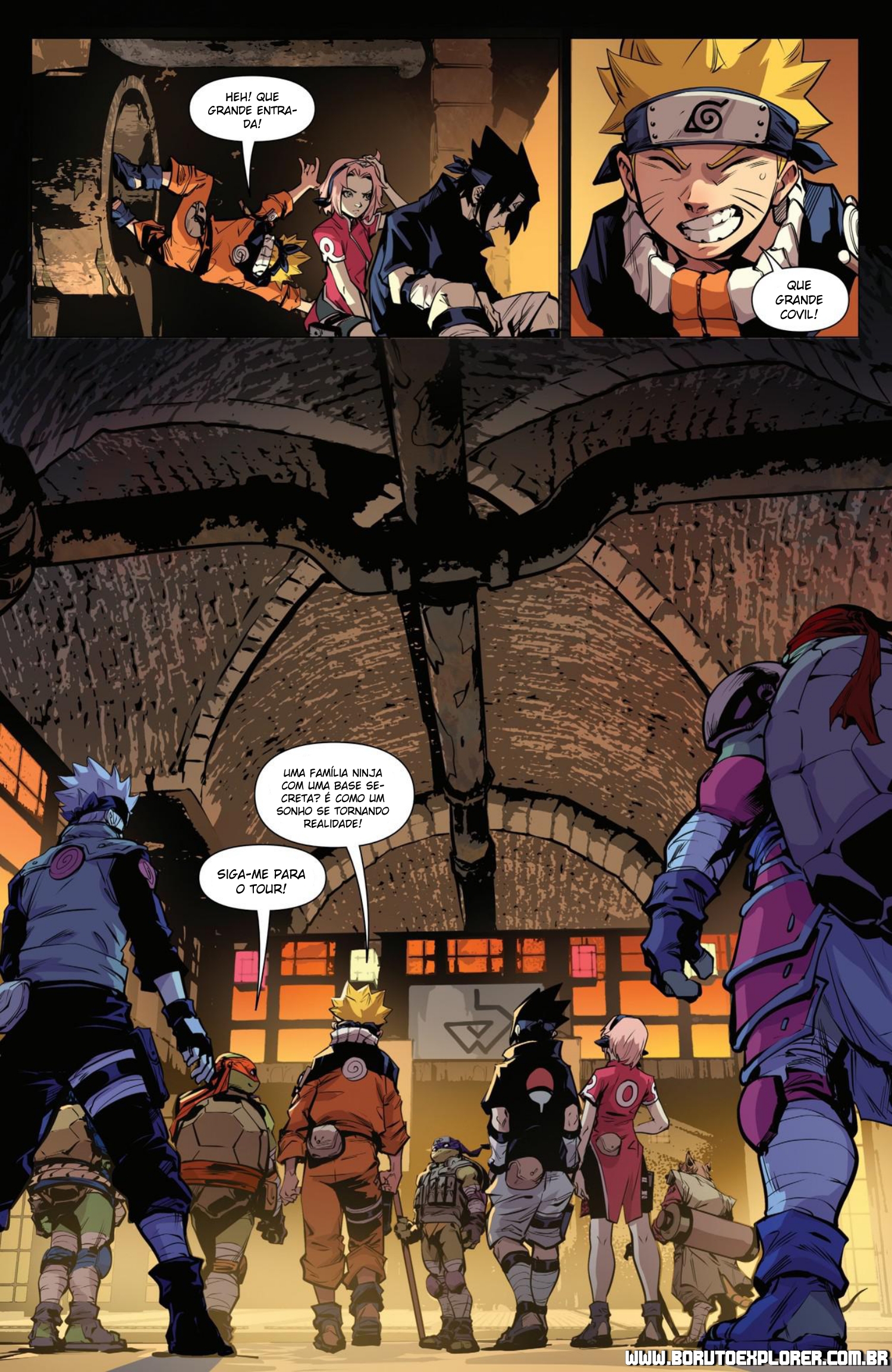 Read Tartarugas Ninjas x Naruto Manga Online