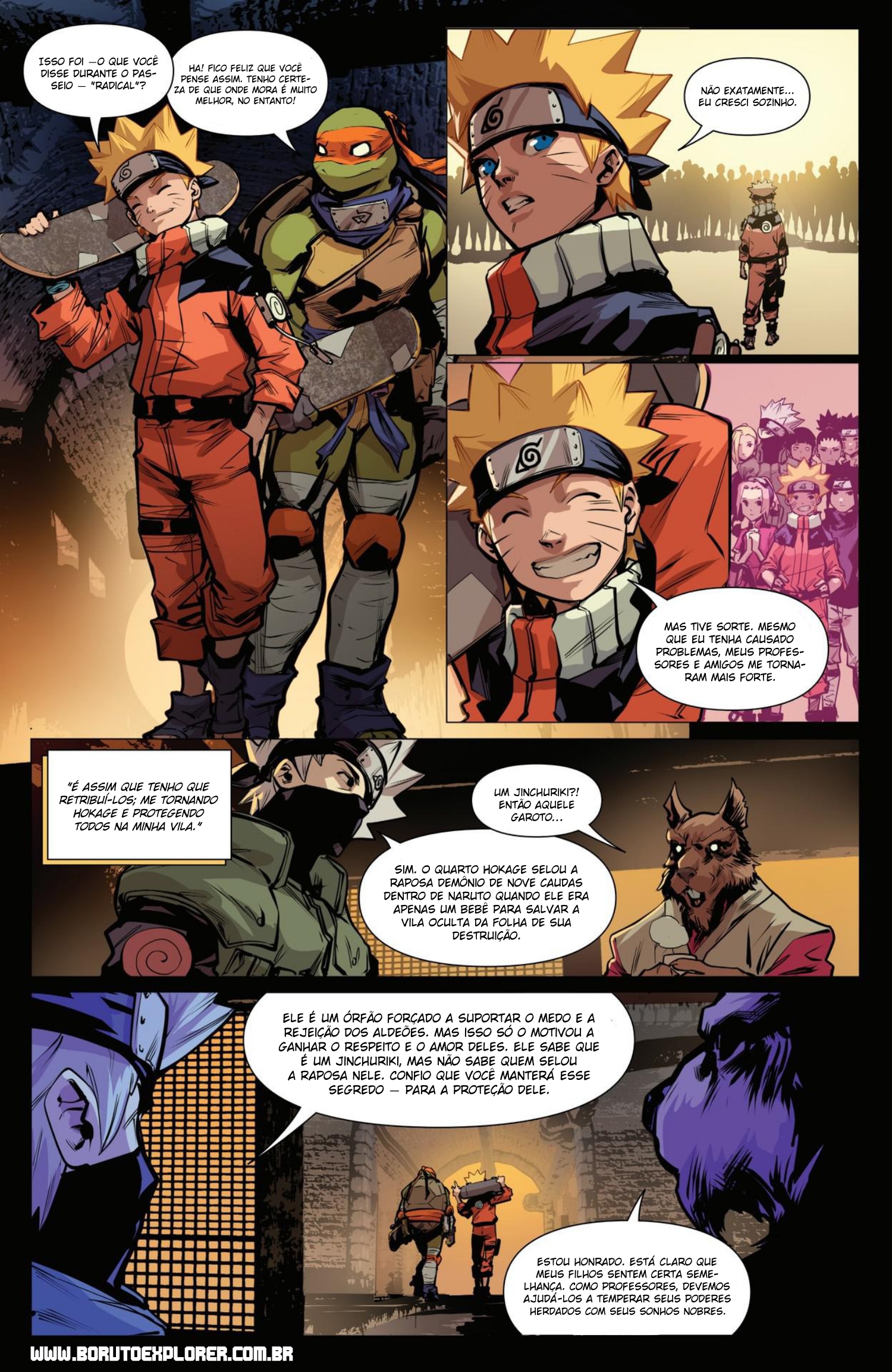 Read Tartarugas Ninjas x Naruto Manga Online