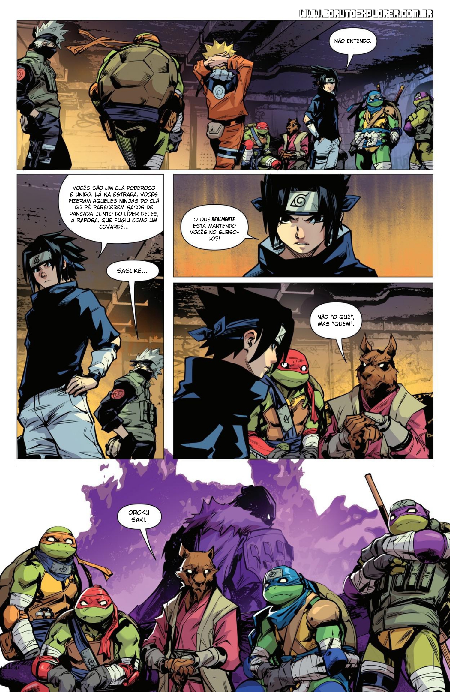 Read Tartarugas Ninjas x Naruto Manga Online