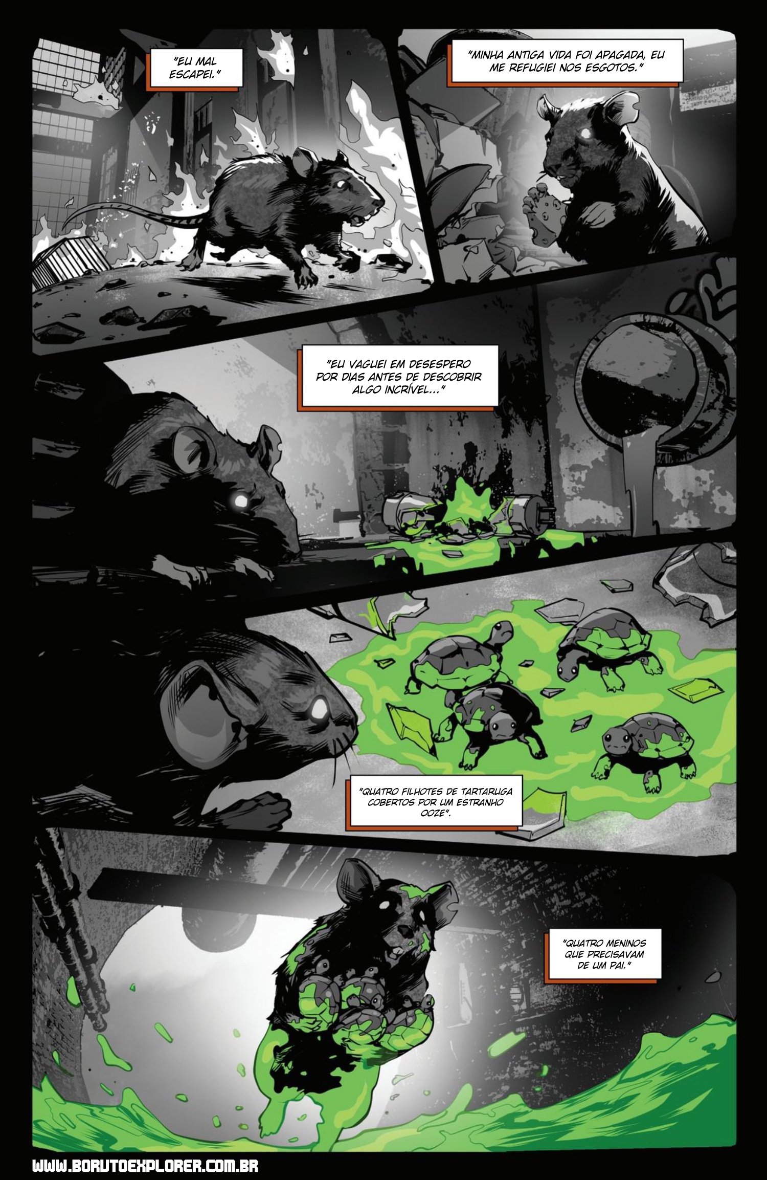 Read Tartarugas Ninjas x Naruto Manga Online