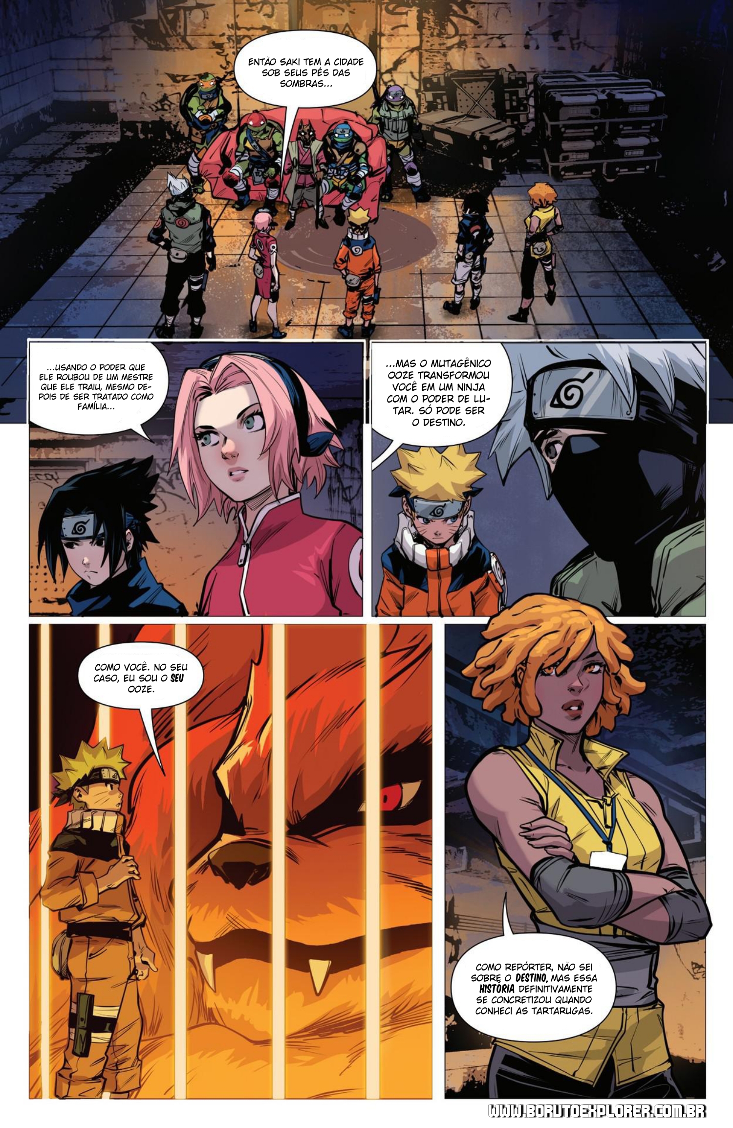 Read Tartarugas Ninjas x Naruto Manga Online