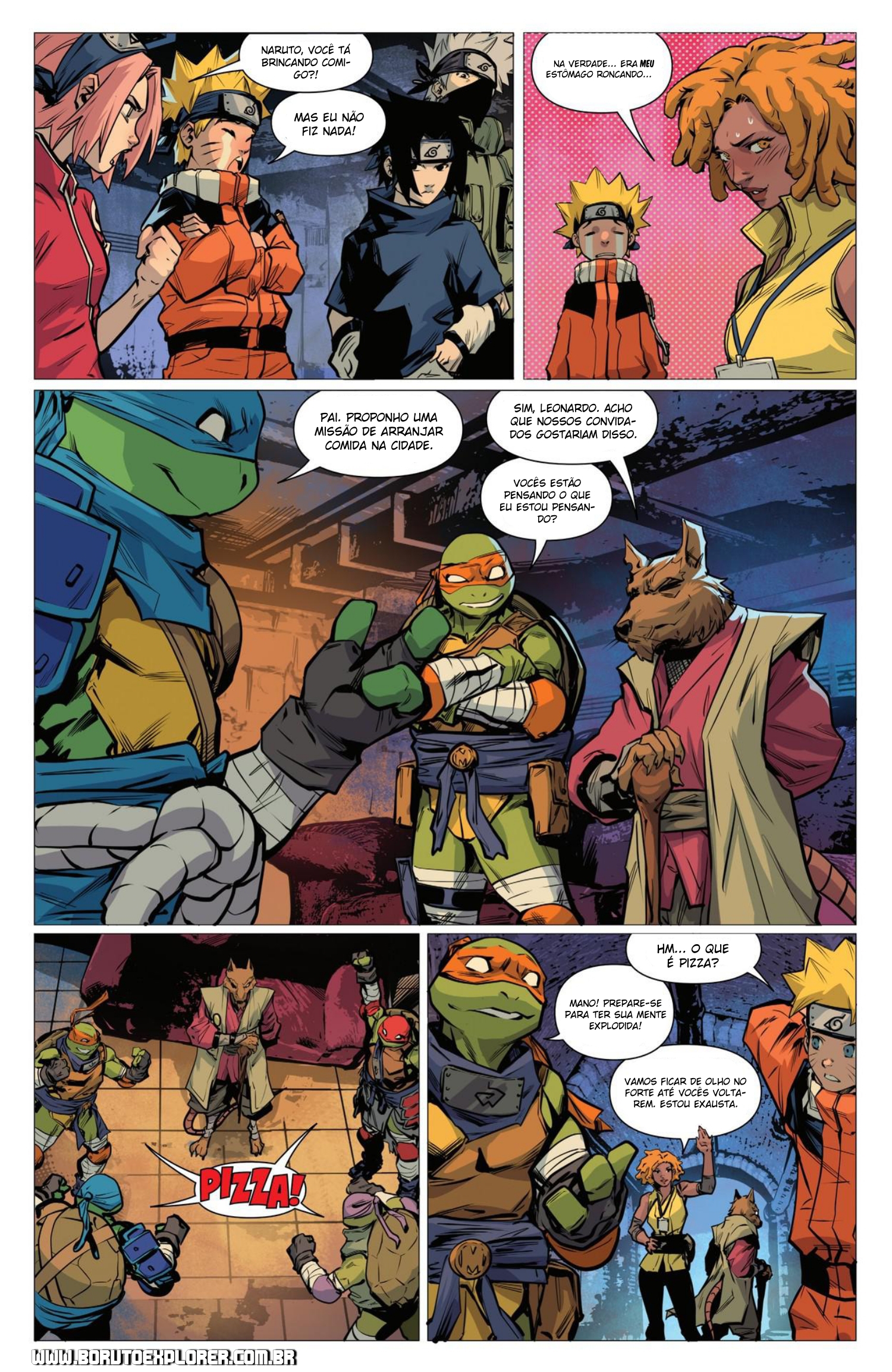 Read Tartarugas Ninjas x Naruto Manga Online