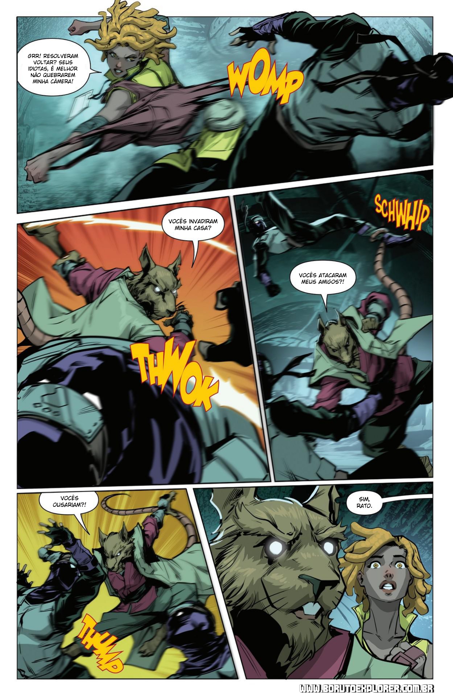 Read Tartarugas Ninjas x Naruto Manga Online