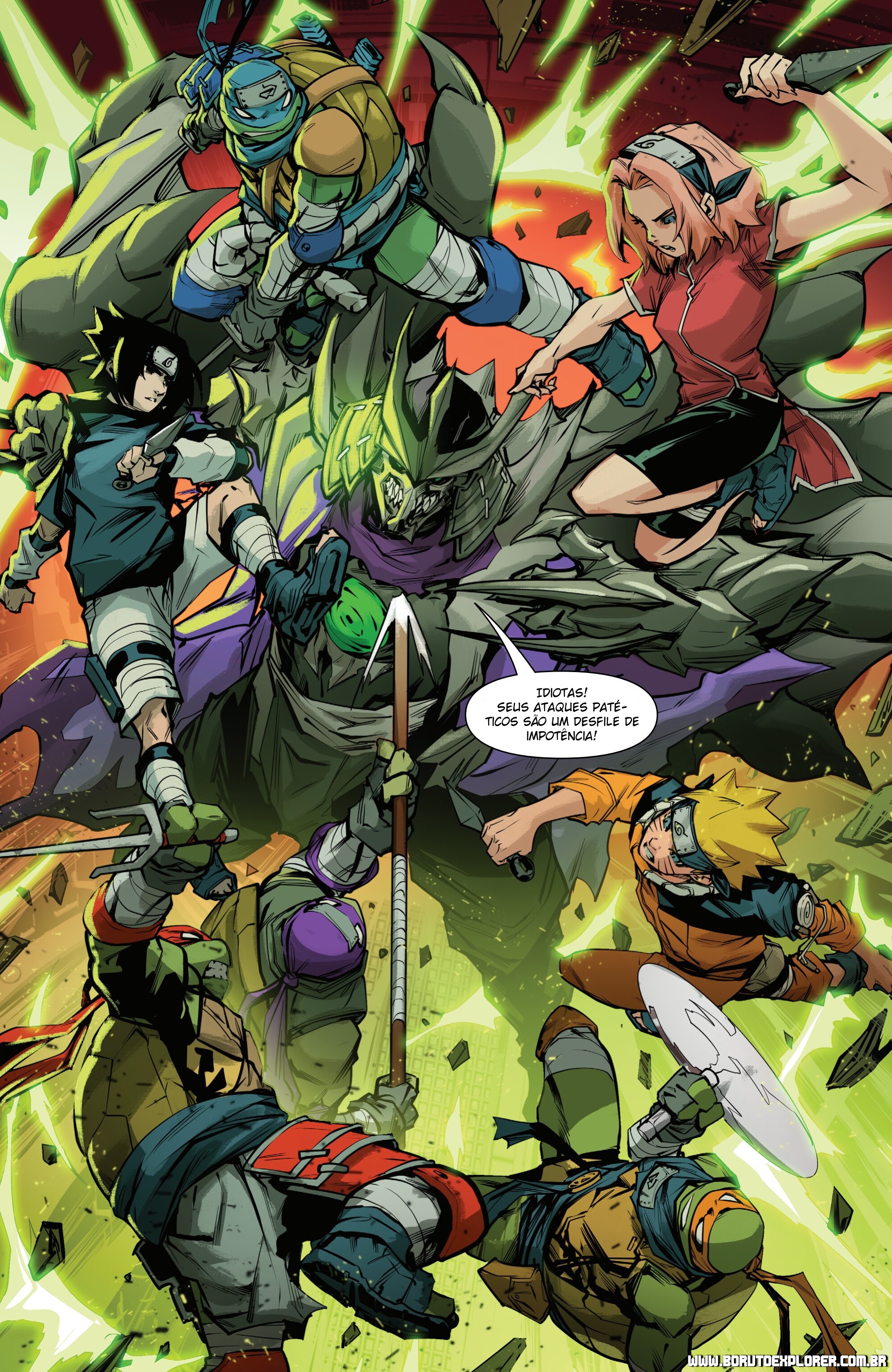 Read Tartarugas Ninjas x Naruto Manga Online