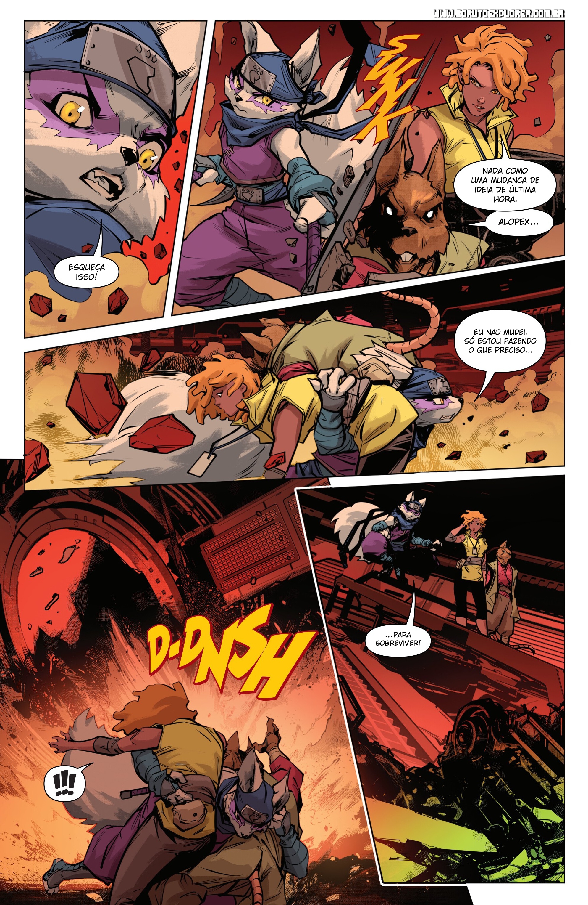 Read Tartarugas Ninjas x Naruto Manga Online