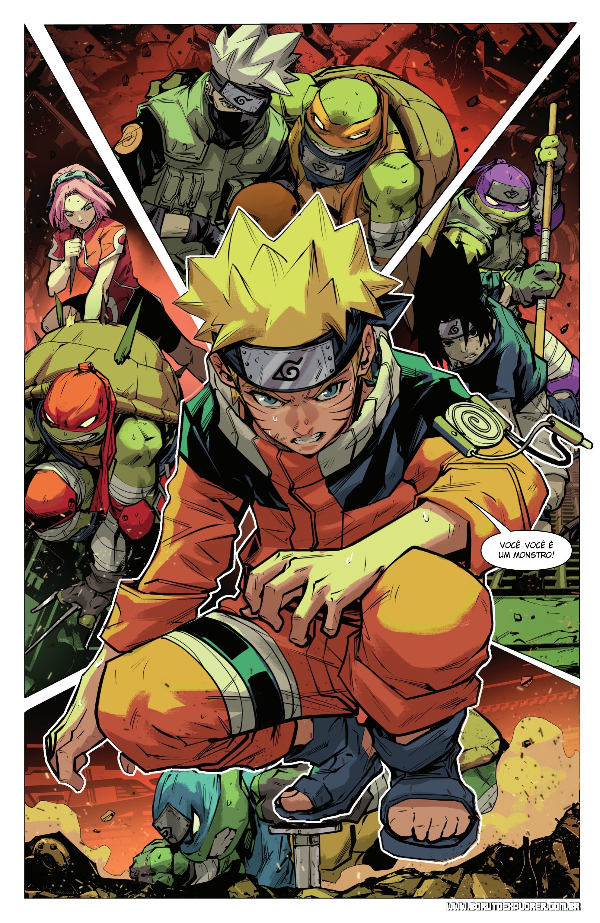 Read Tartarugas Ninjas x Naruto Manga Online