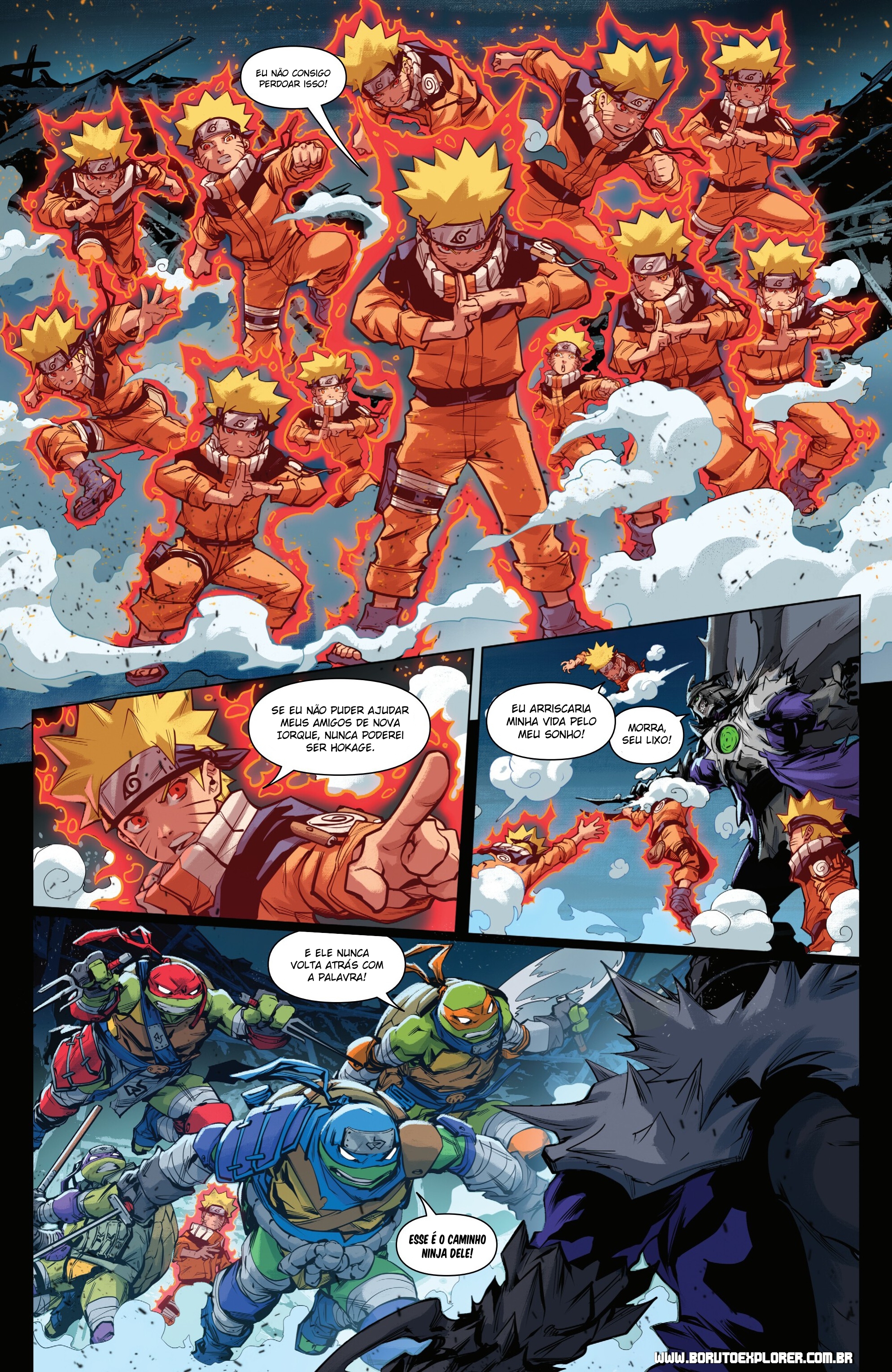 Read Tartarugas Ninjas x Naruto Manga Online