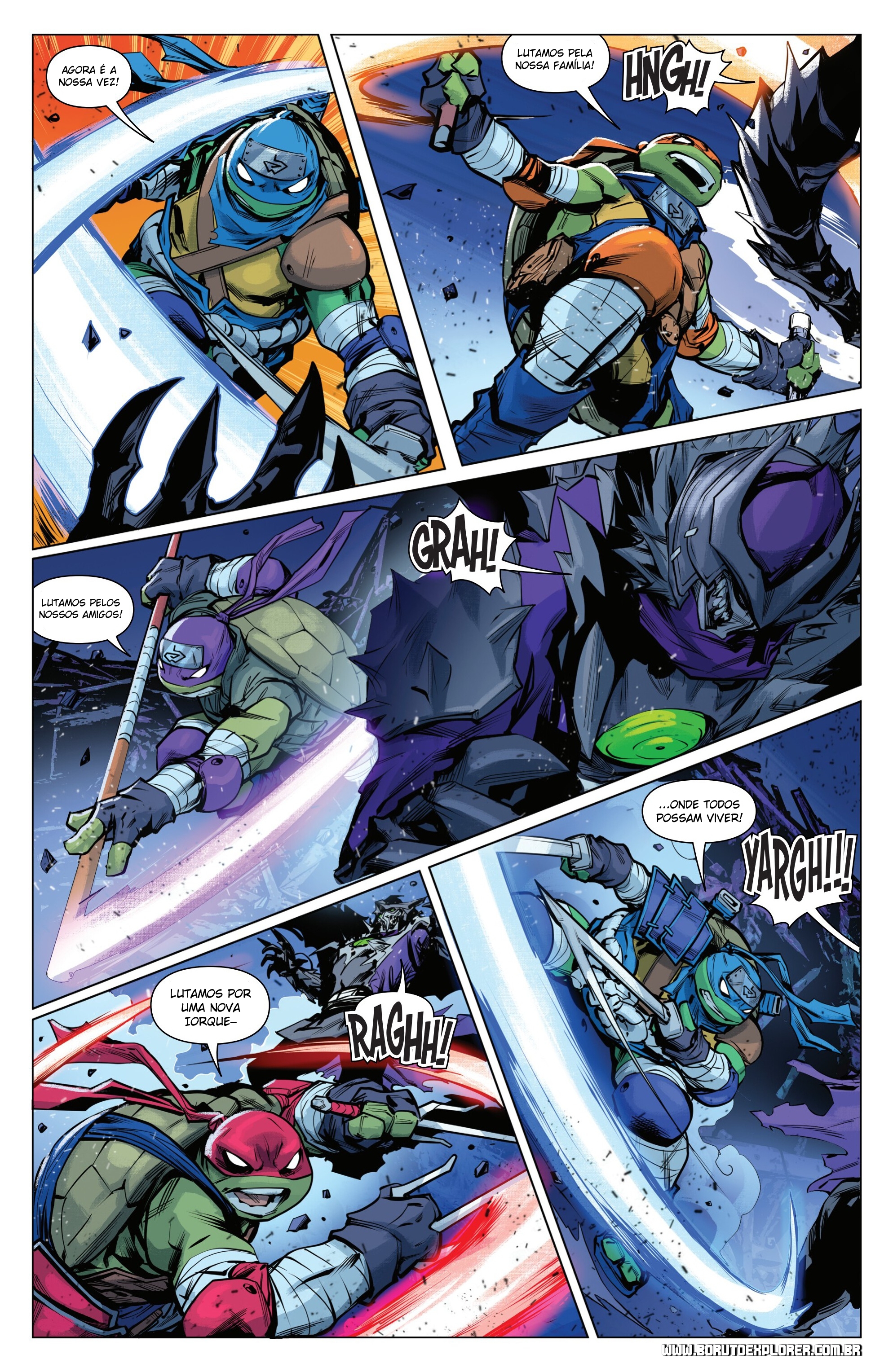 Read Tartarugas Ninjas x Naruto Manga Online