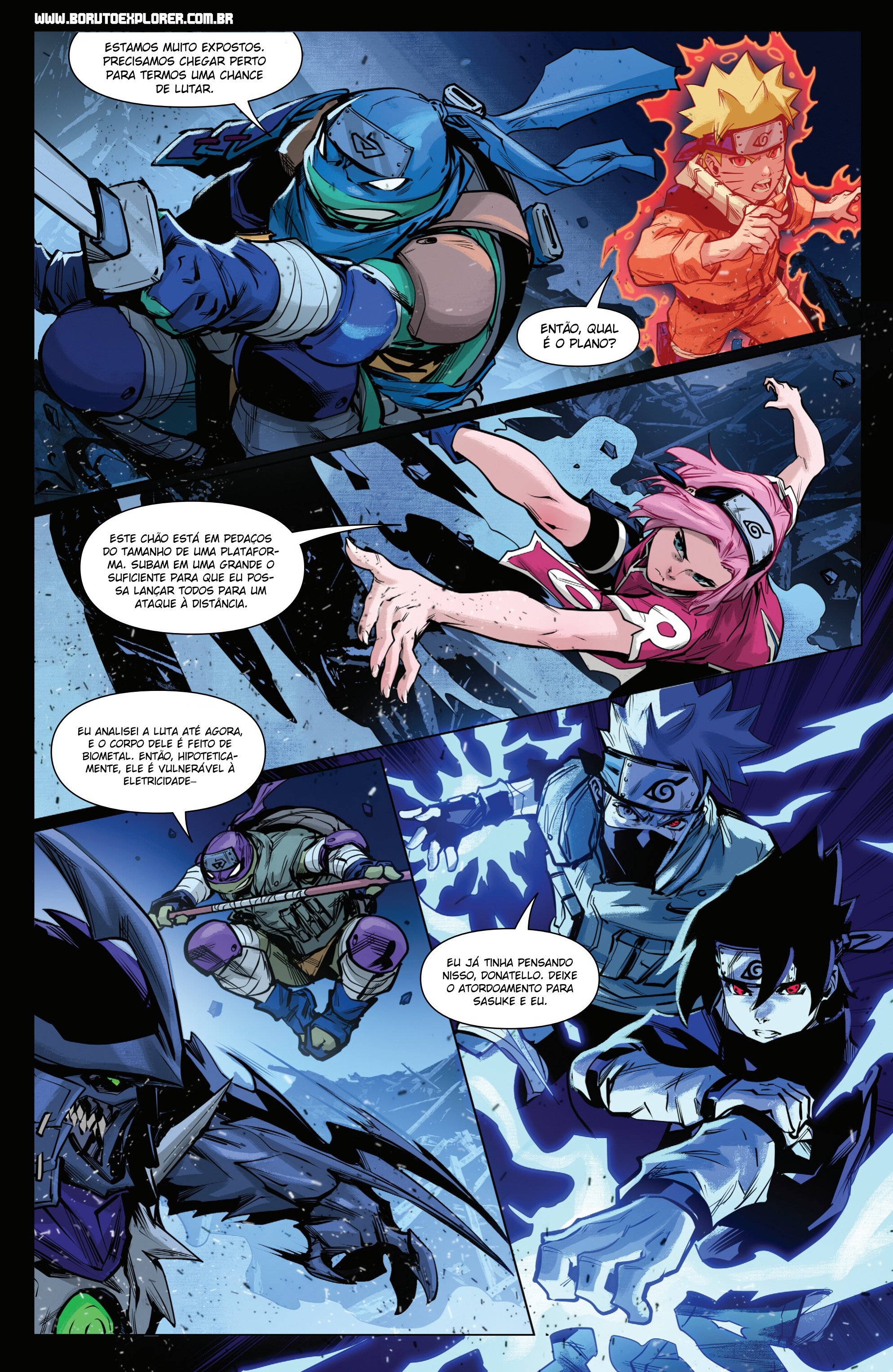 Read Tartarugas Ninjas x Naruto Manga Online