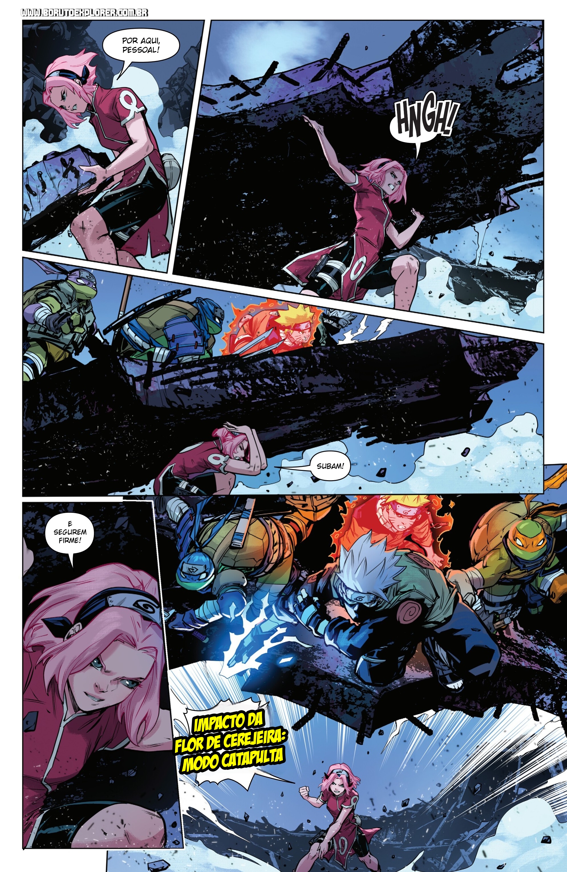 Read Tartarugas Ninjas x Naruto Manga Online