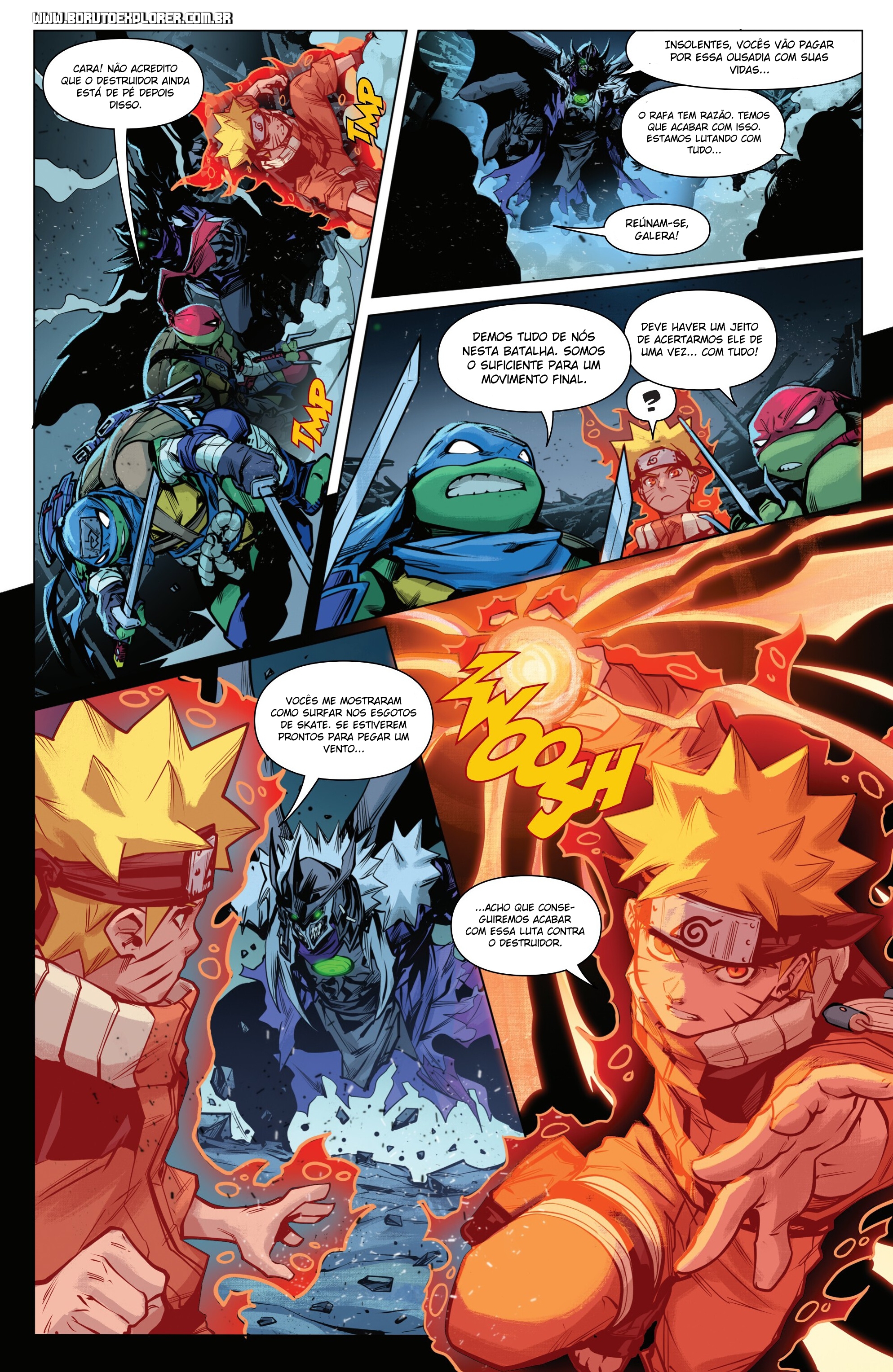 Read Tartarugas Ninjas x Naruto Manga Online