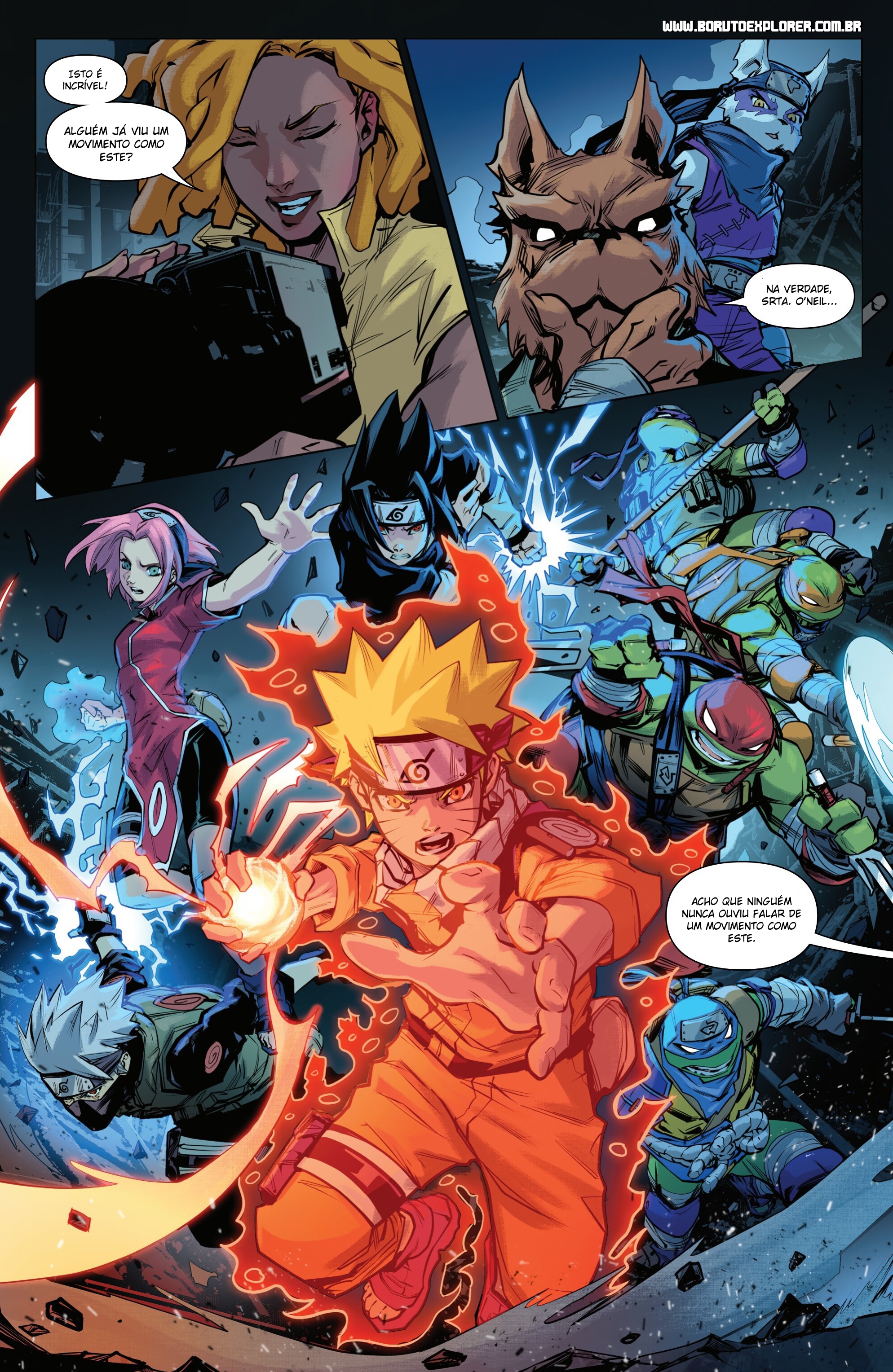 Read Tartarugas Ninjas x Naruto Manga Online