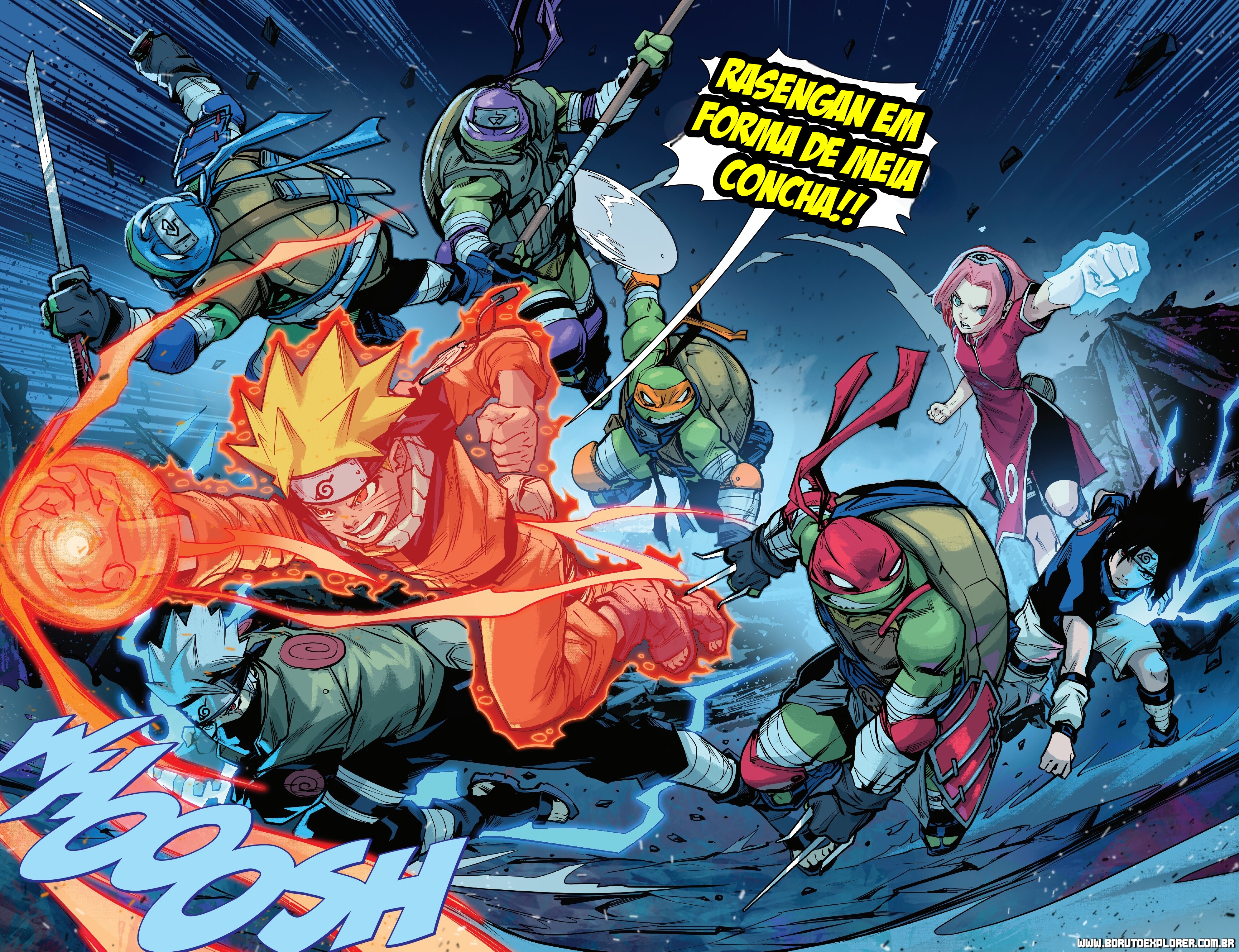 Read Tartarugas Ninjas x Naruto Manga Online