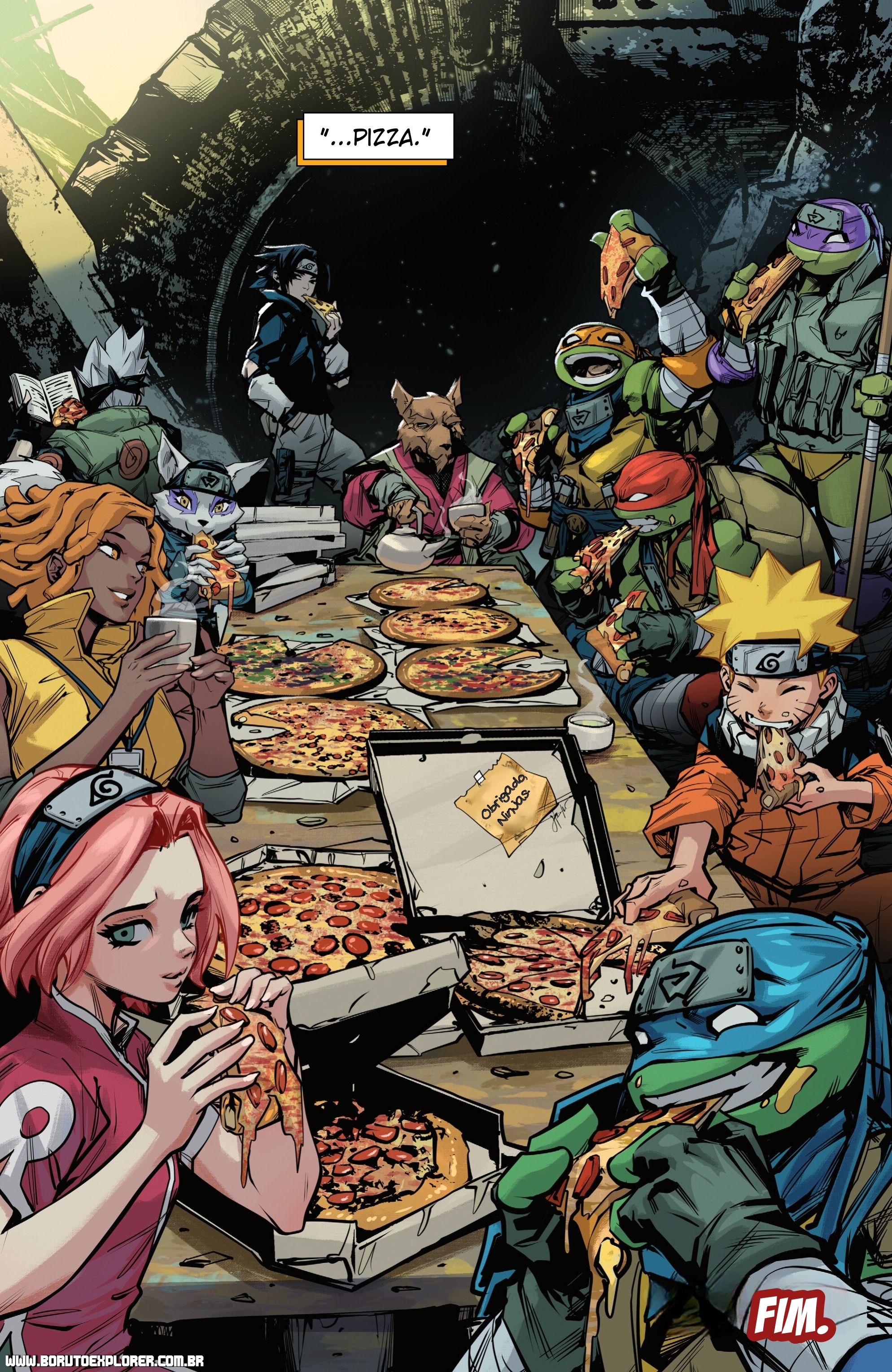 Read Tartarugas Ninjas x Naruto Manga Online