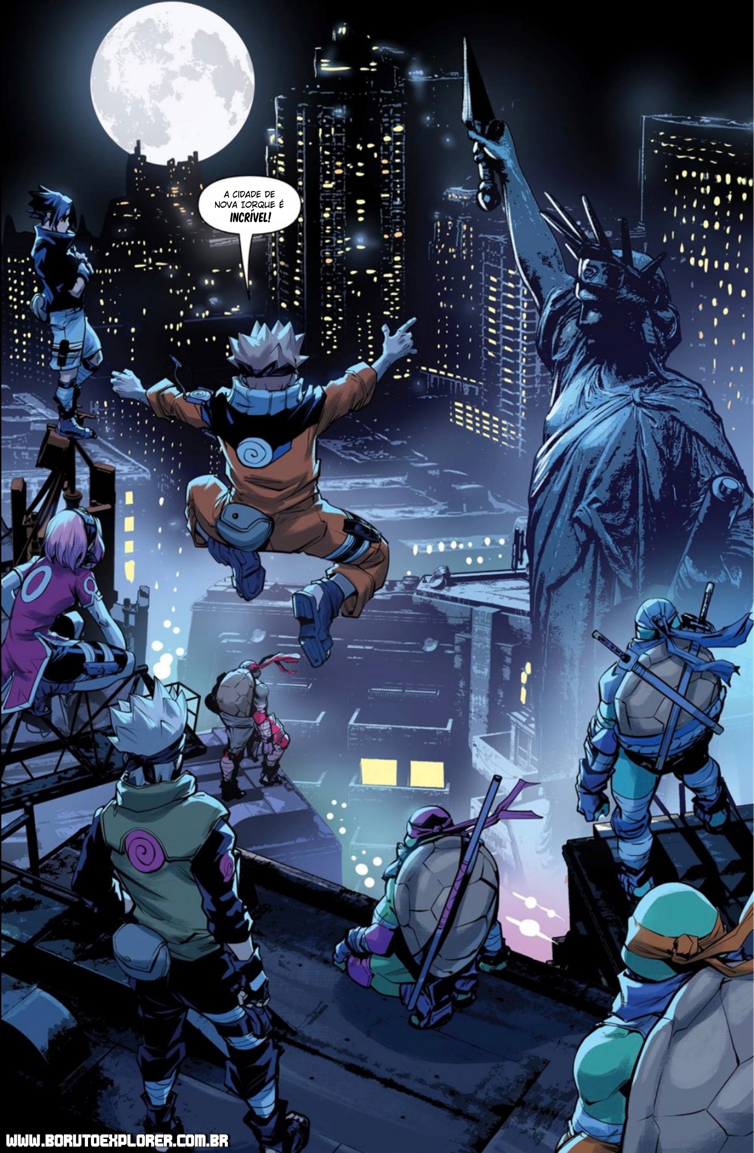 Read Tartarugas Ninjas x Naruto Manga Online