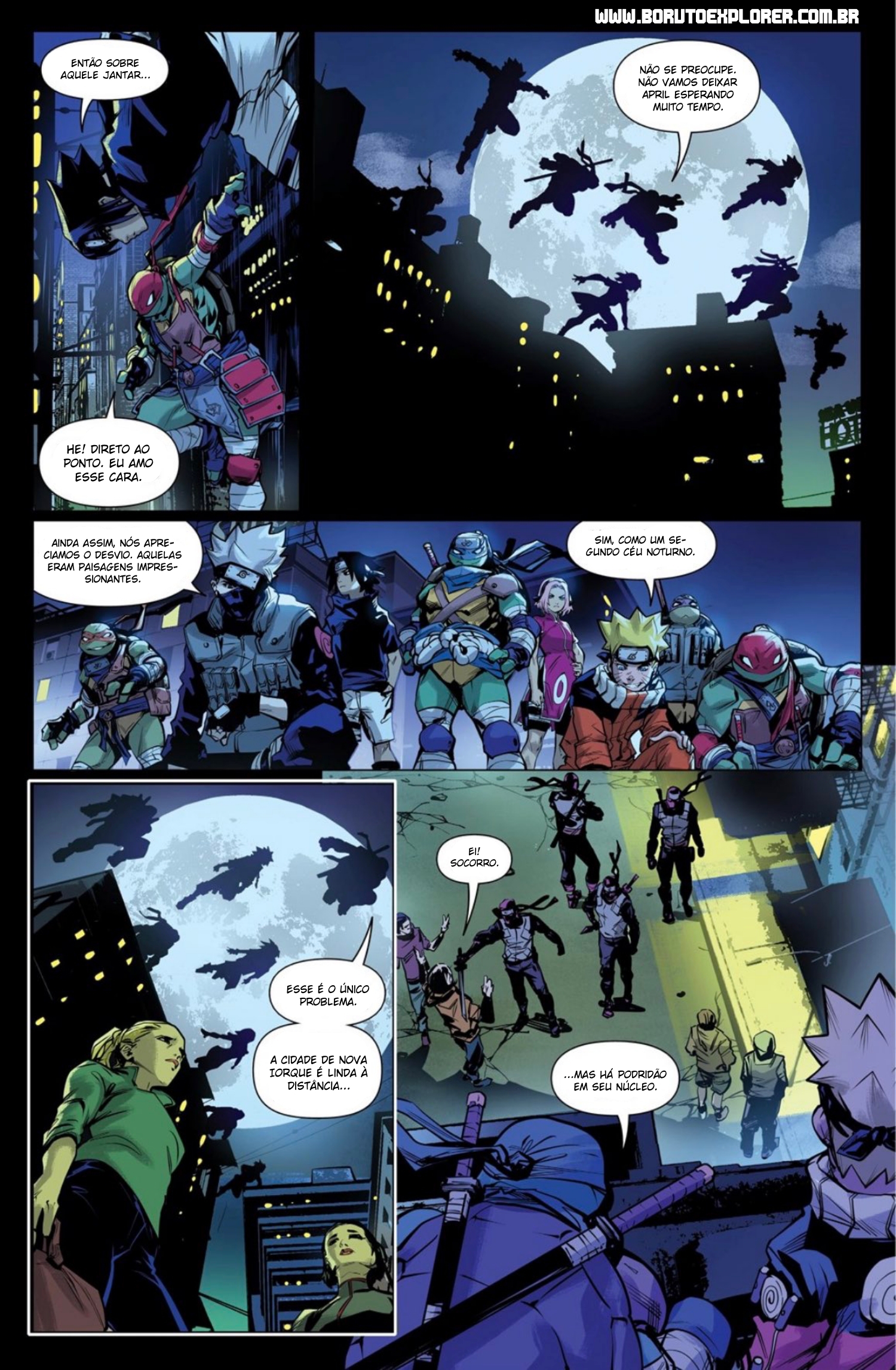 Read Tartarugas Ninjas x Naruto Manga Online