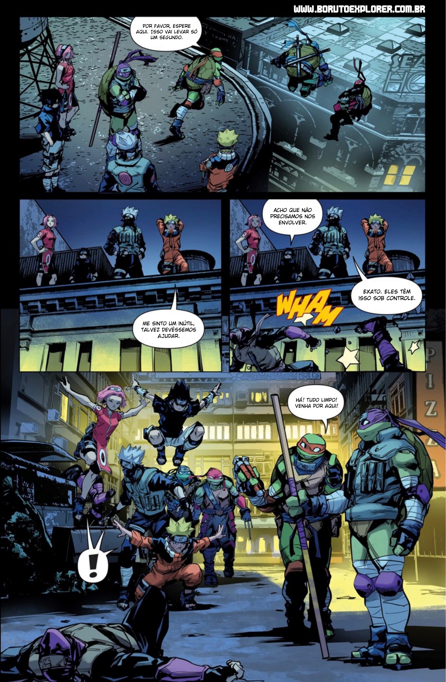 Read Tartarugas Ninjas x Naruto Manga Online