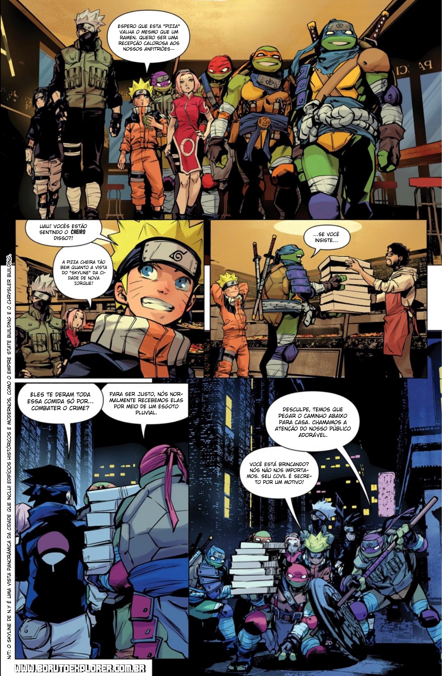 Read Tartarugas Ninjas x Naruto Manga Online