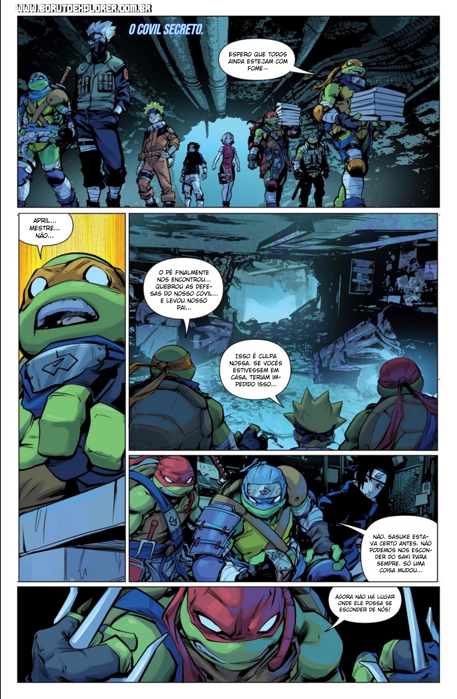 Read Tartarugas Ninjas x Naruto Manga Online