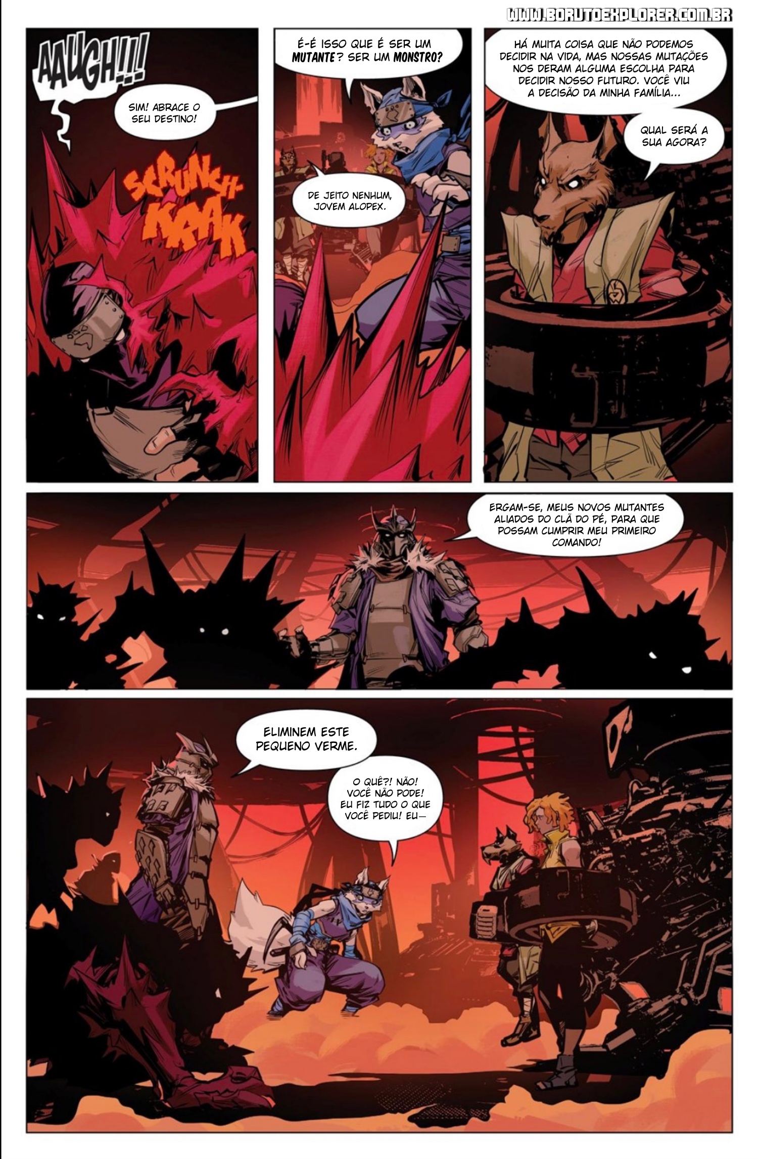 Read Tartarugas Ninjas x Naruto Manga Online