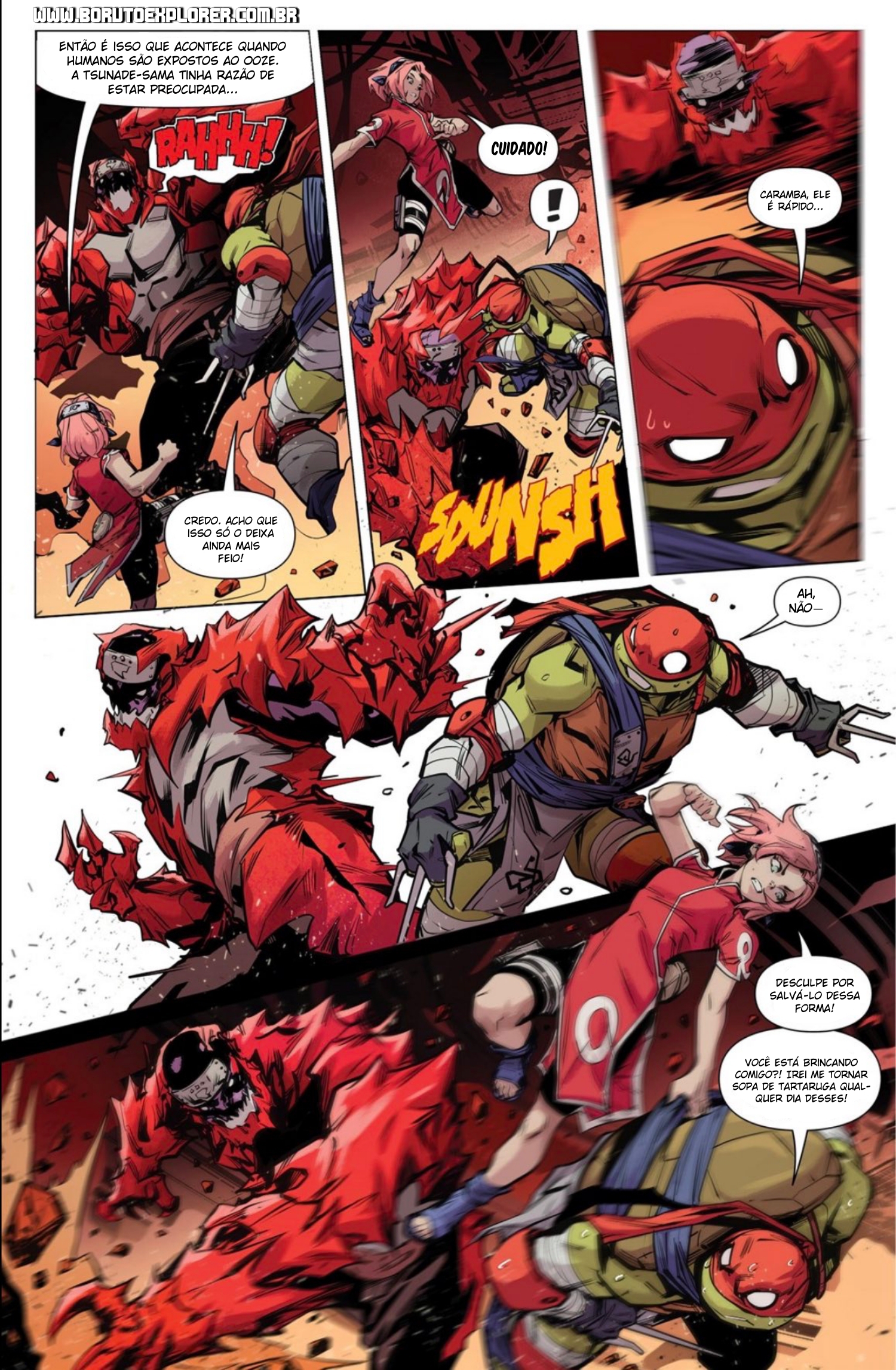 Read Tartarugas Ninjas x Naruto Manga Online