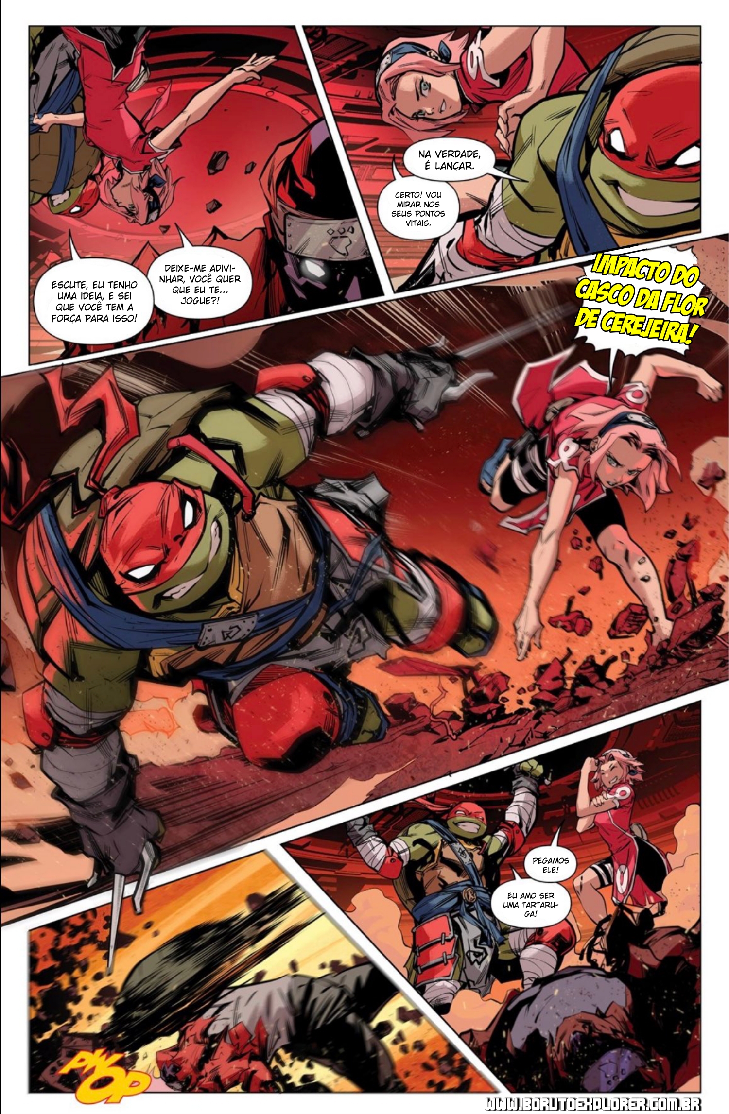 Read Tartarugas Ninjas x Naruto Manga Online