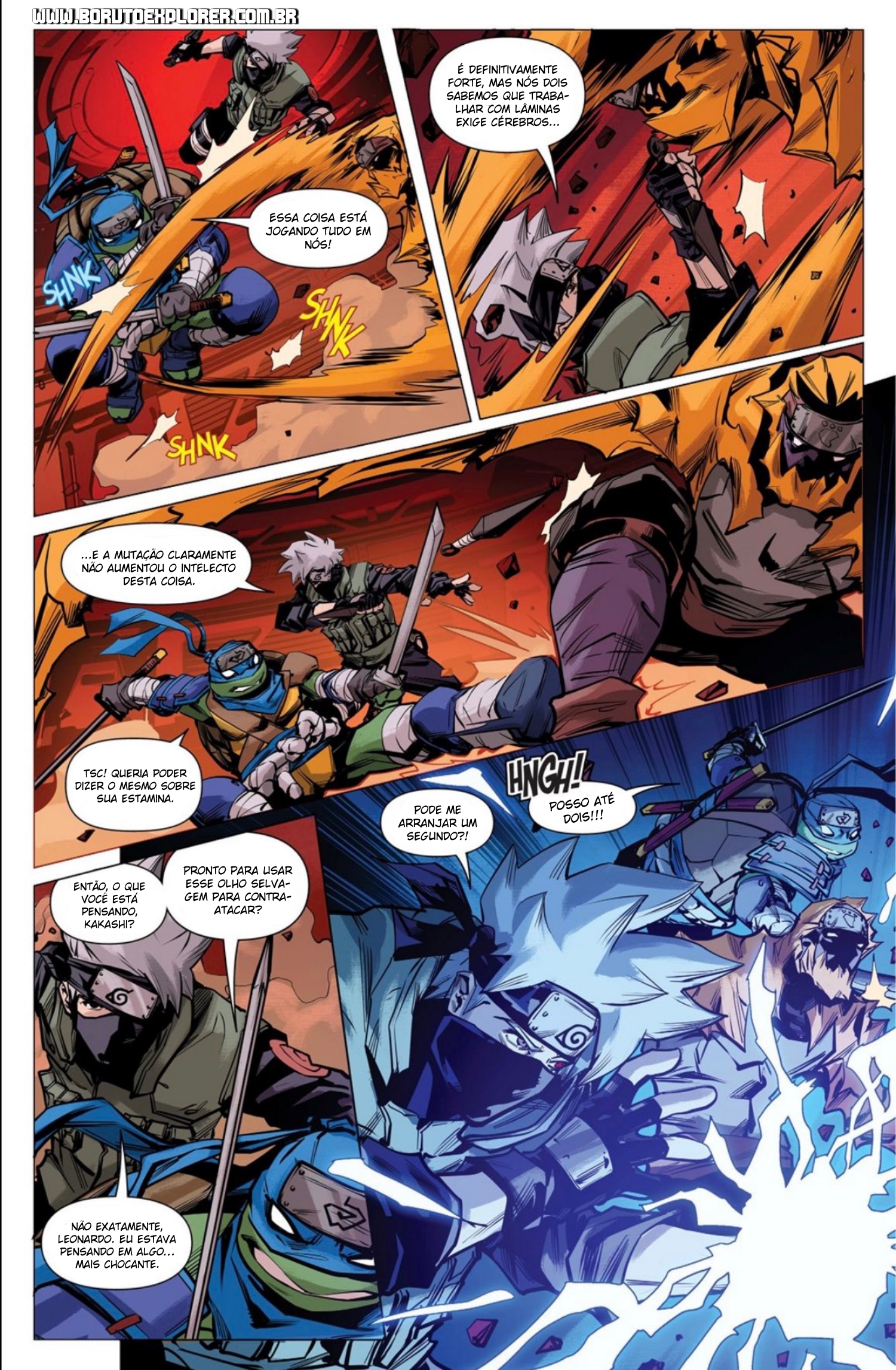 Read Tartarugas Ninjas x Naruto Manga Online