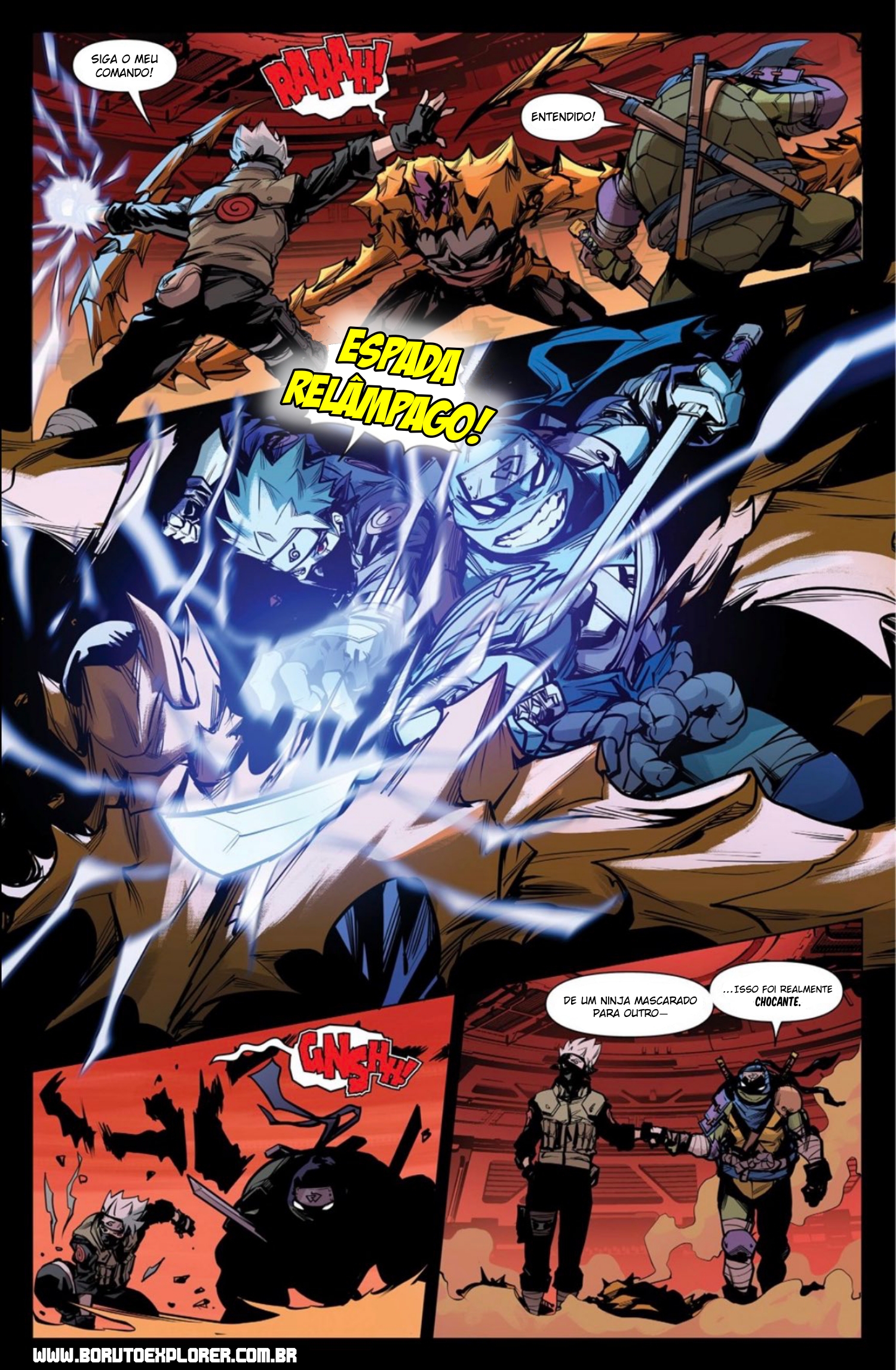 Read Tartarugas Ninjas x Naruto Manga Online