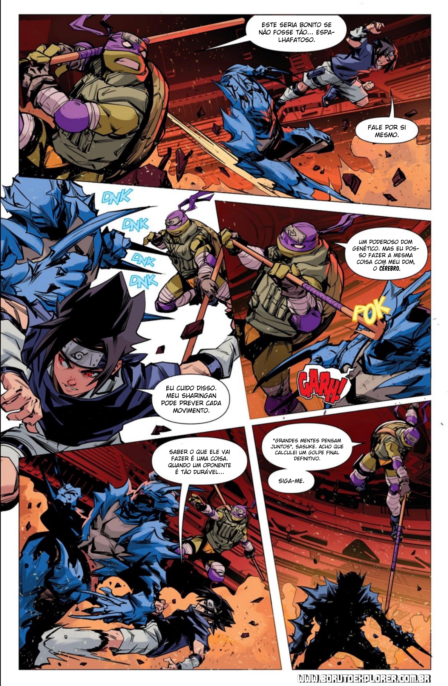 Read Tartarugas Ninjas x Naruto Manga Online