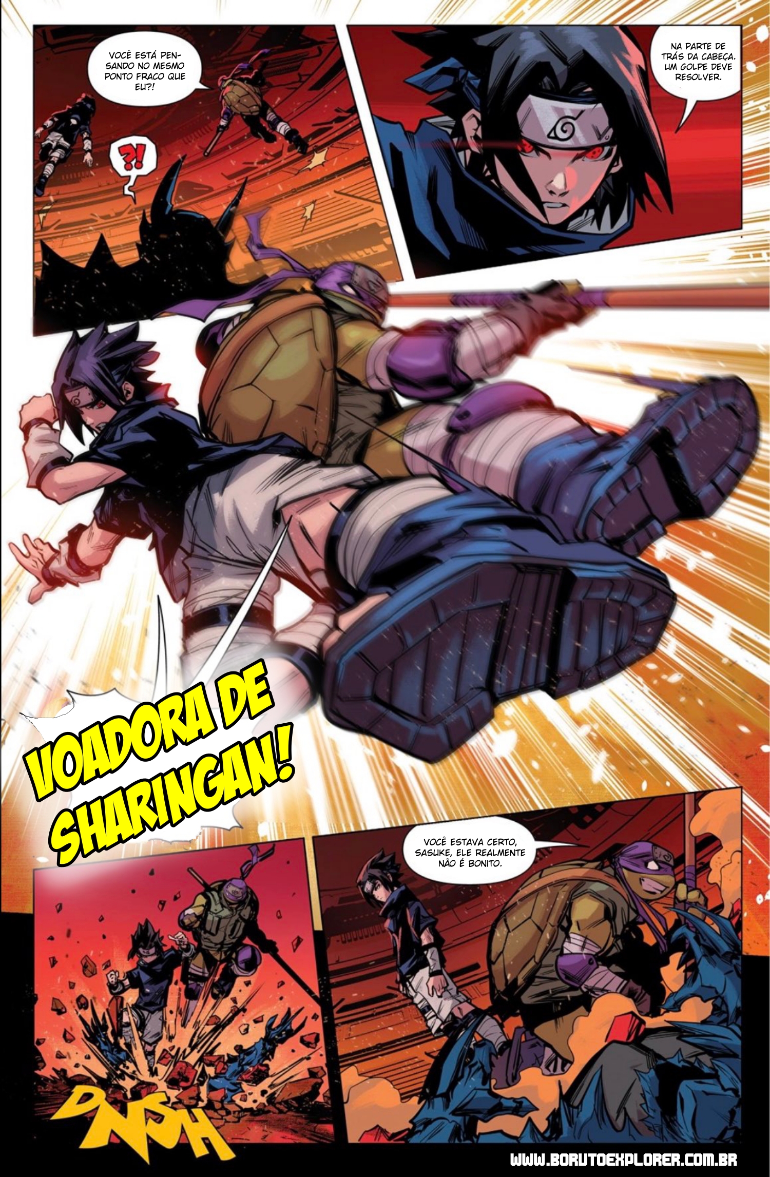 Read Tartarugas Ninjas x Naruto Manga Online