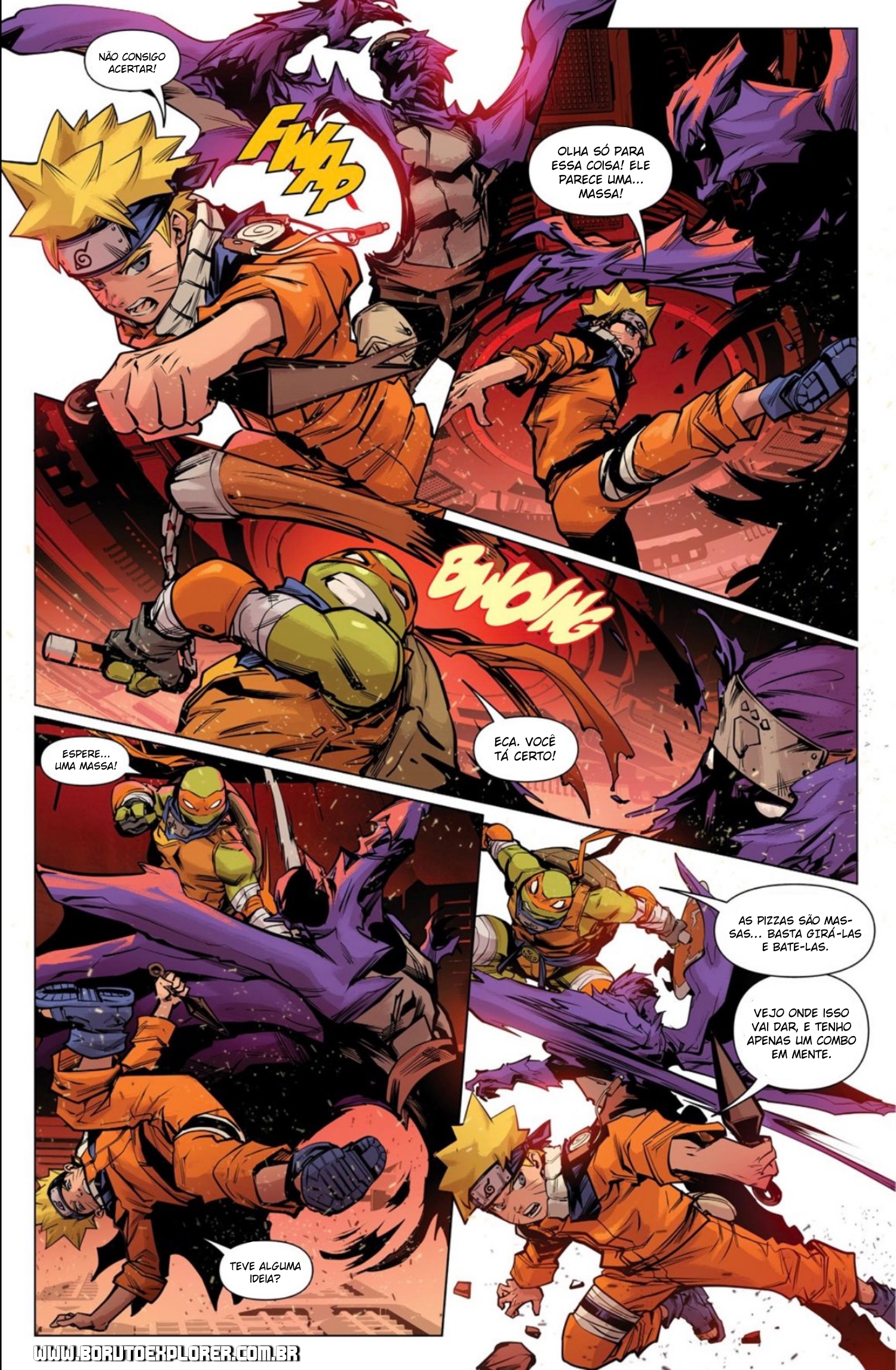 Read Tartarugas Ninjas x Naruto Manga Online