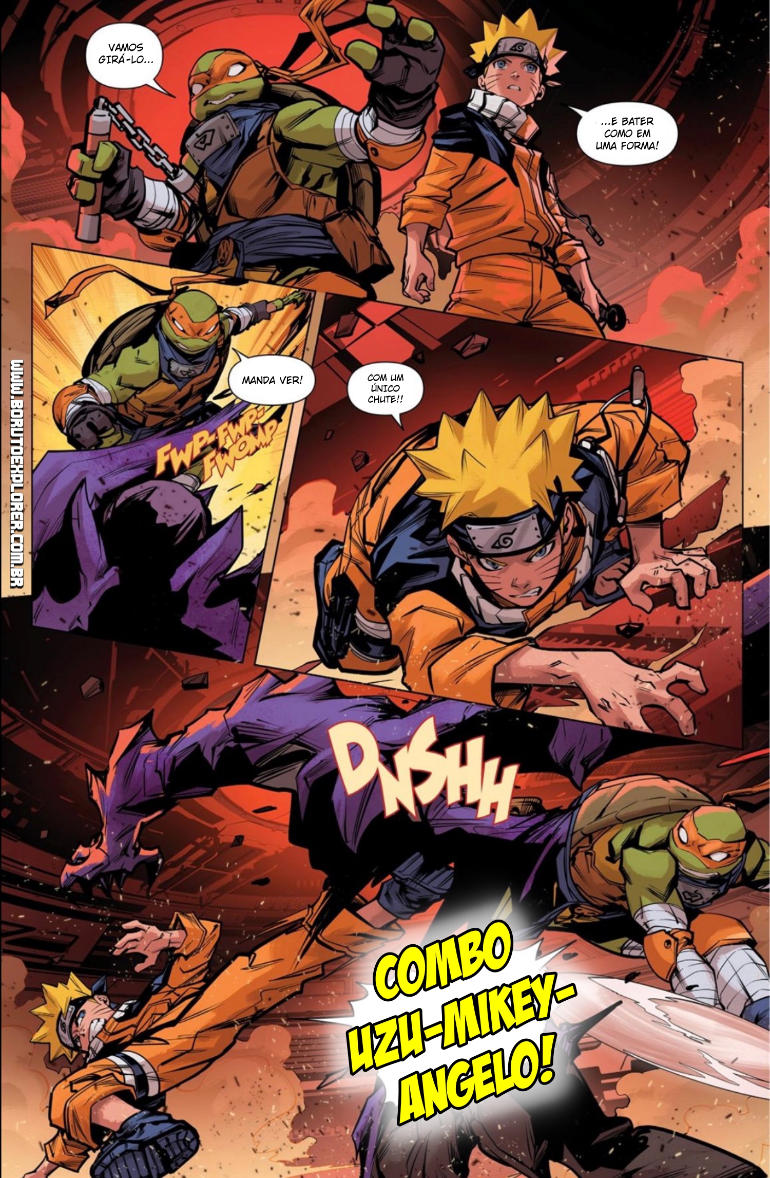 Read Tartarugas Ninjas x Naruto Manga Online